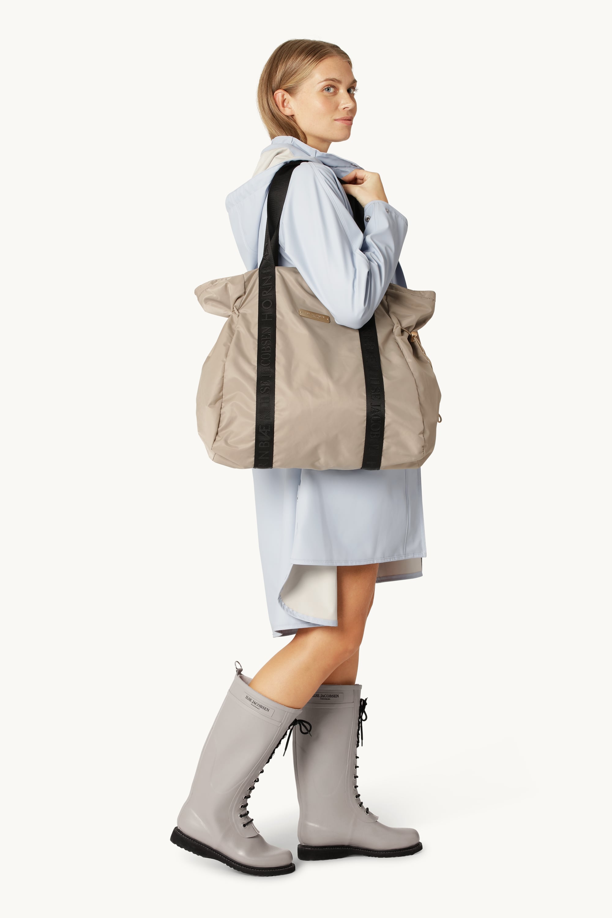 Shopper-Tasche für Leichten Regen - White Pepper