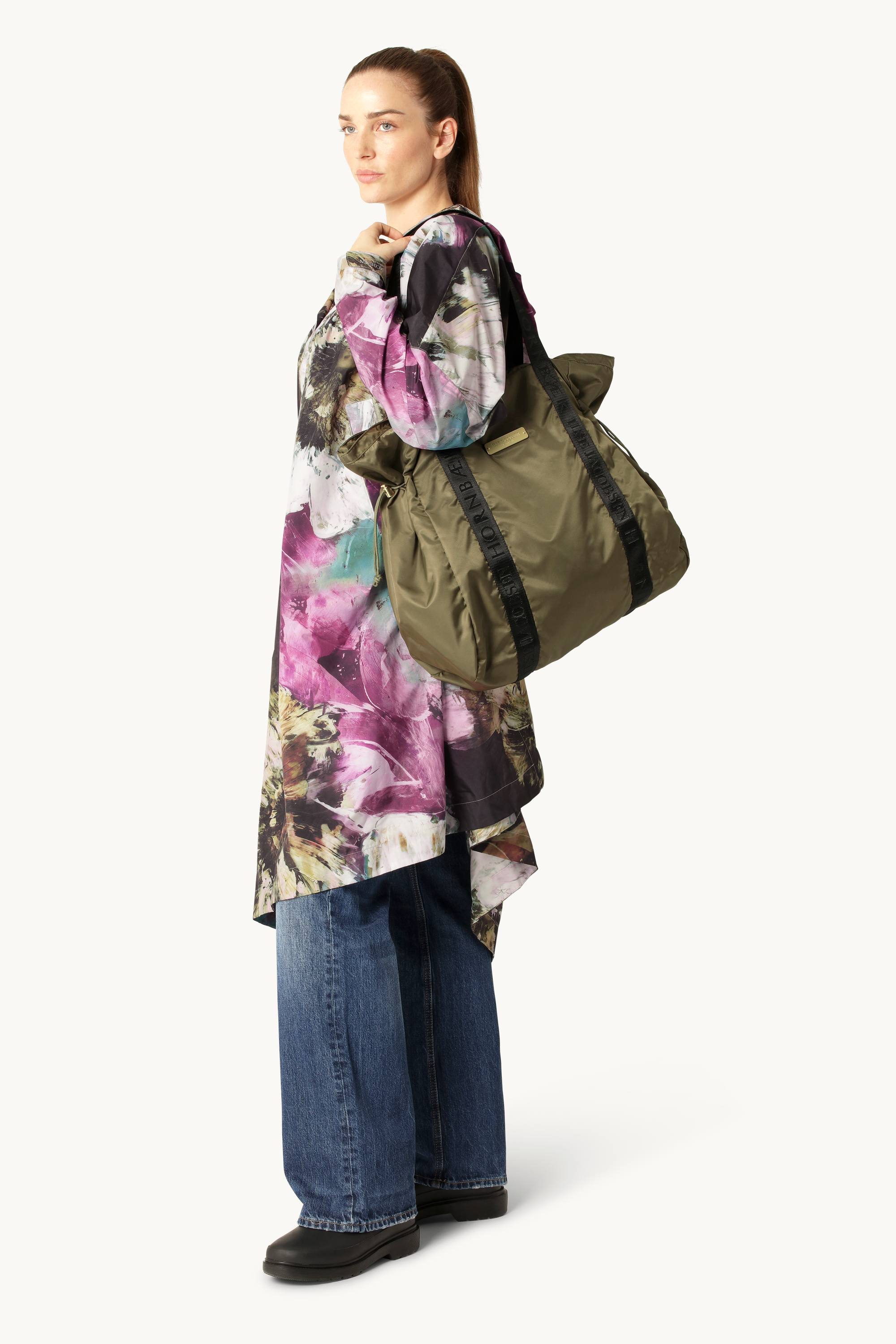 Shopper-Tasche für Leichten Regen - Army