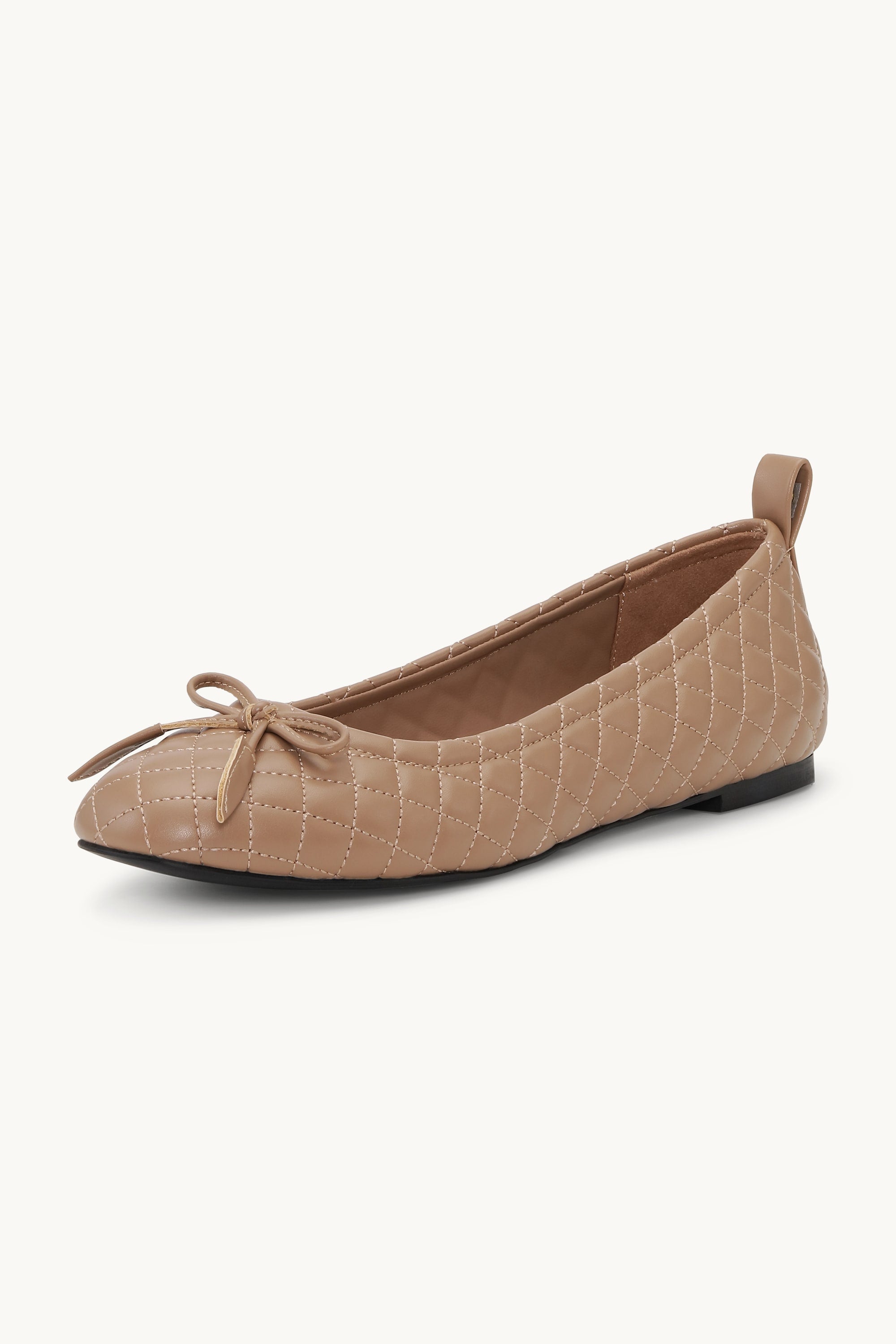 Quilted Ballerina - Clay Black