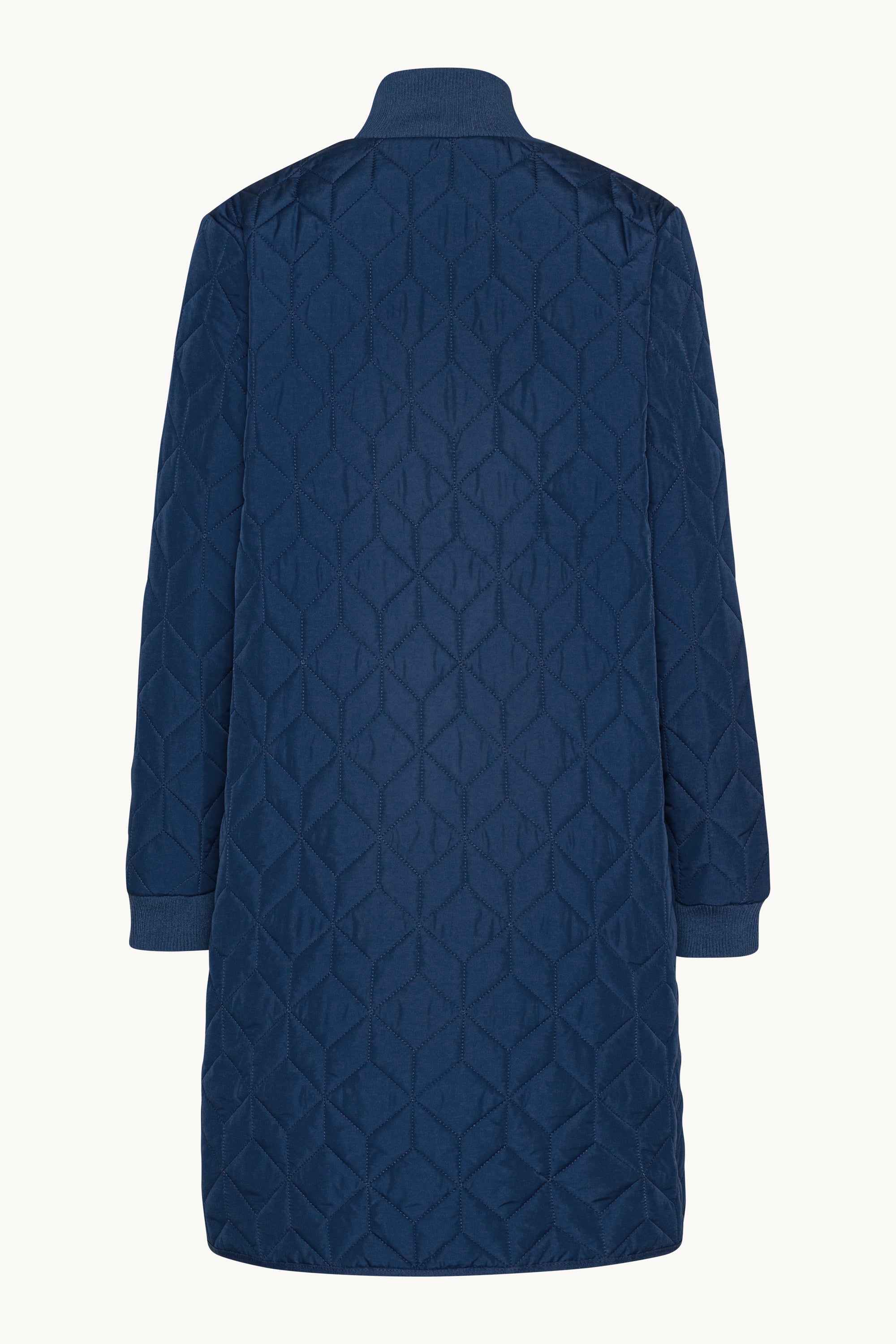 Langer Steppmantel - Estate Blue