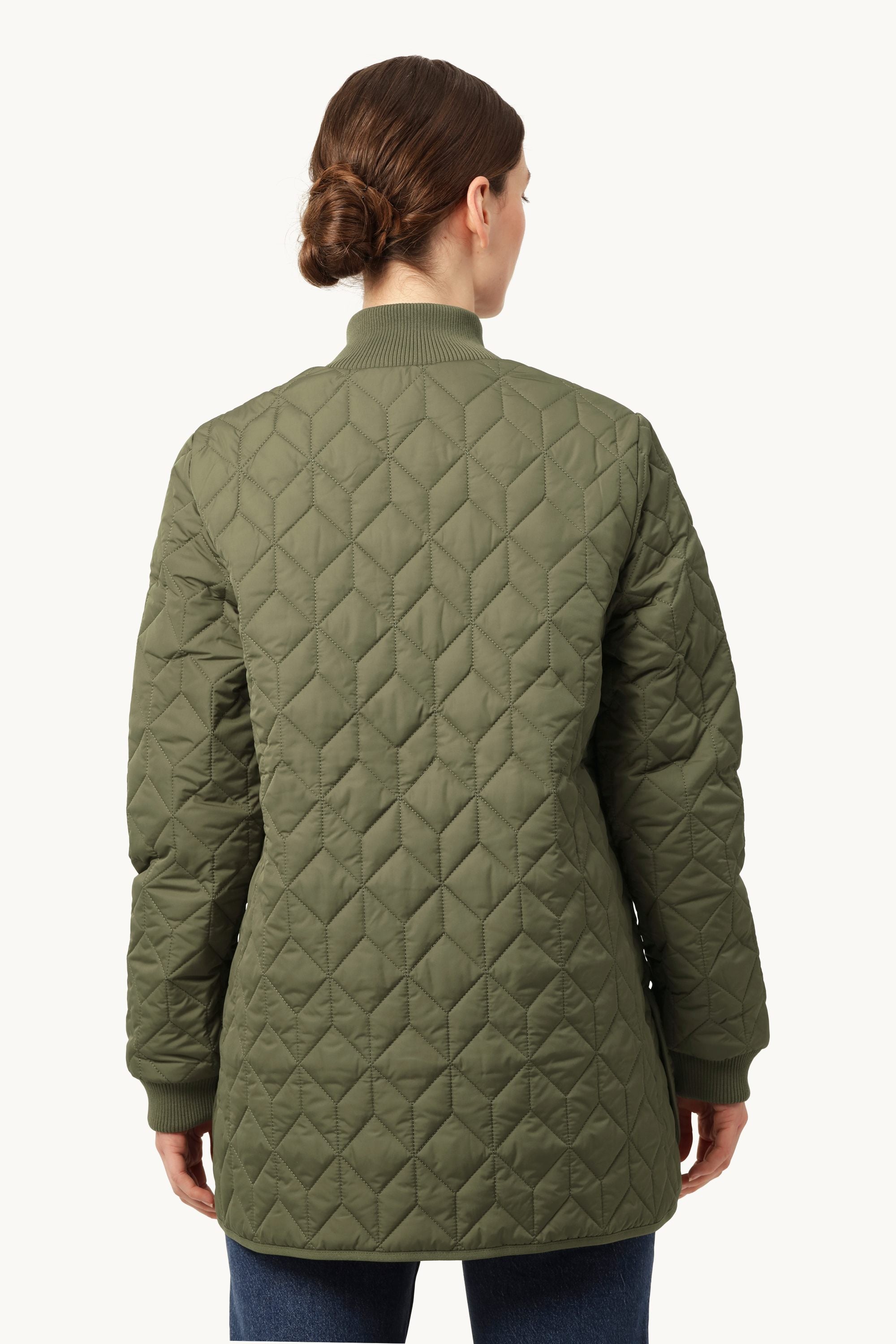 Short Quilt Jacket - Army