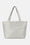 Tote Bag Geflochten - Milk Creme Silver