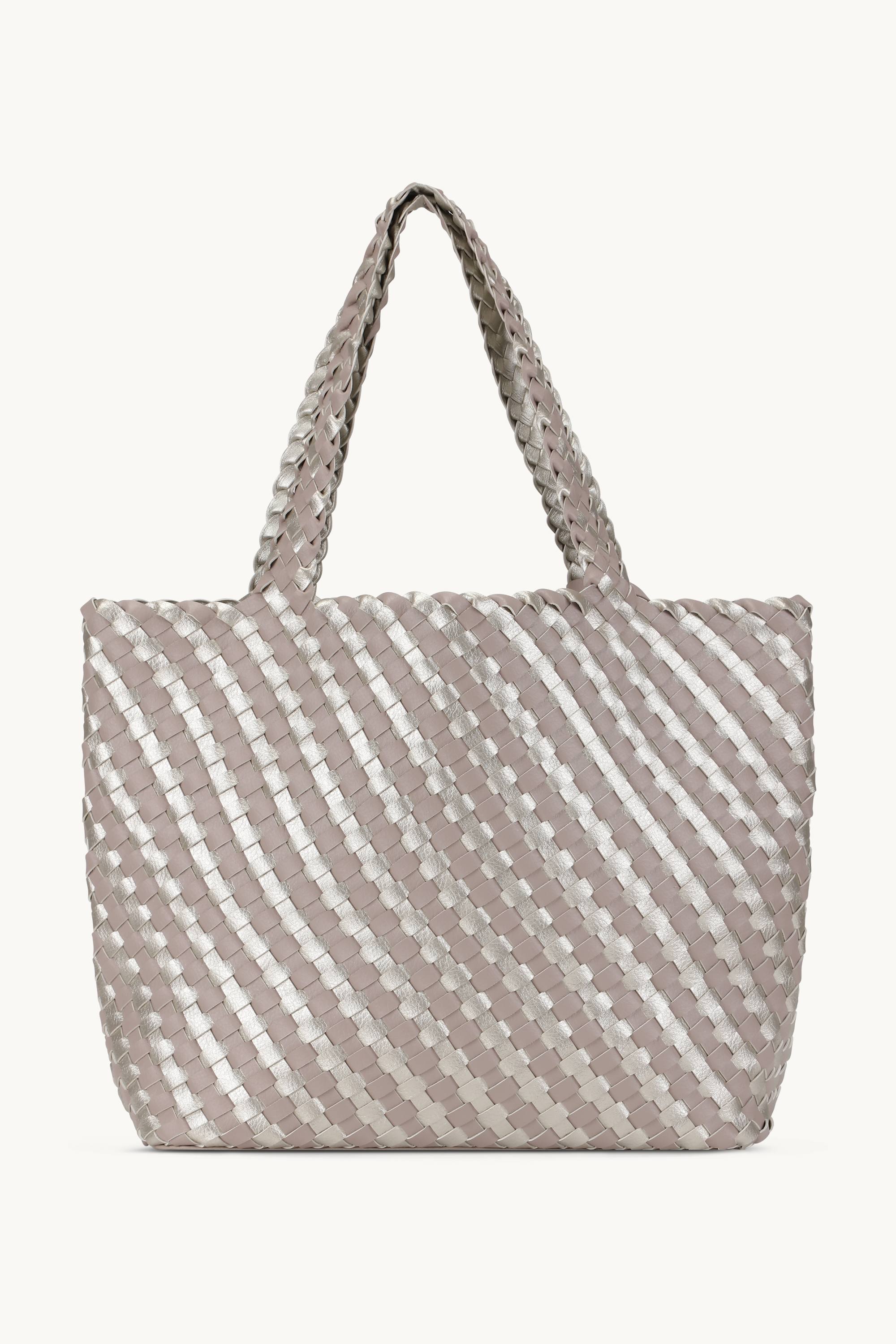 Tote Bag Geflochten - Atmosphere Platin