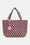 Tote Bag Geflochten - Maroon Banner Rosy Pink
