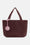 Tote Bag Geflochten - Maroon Banner Rosy Pink