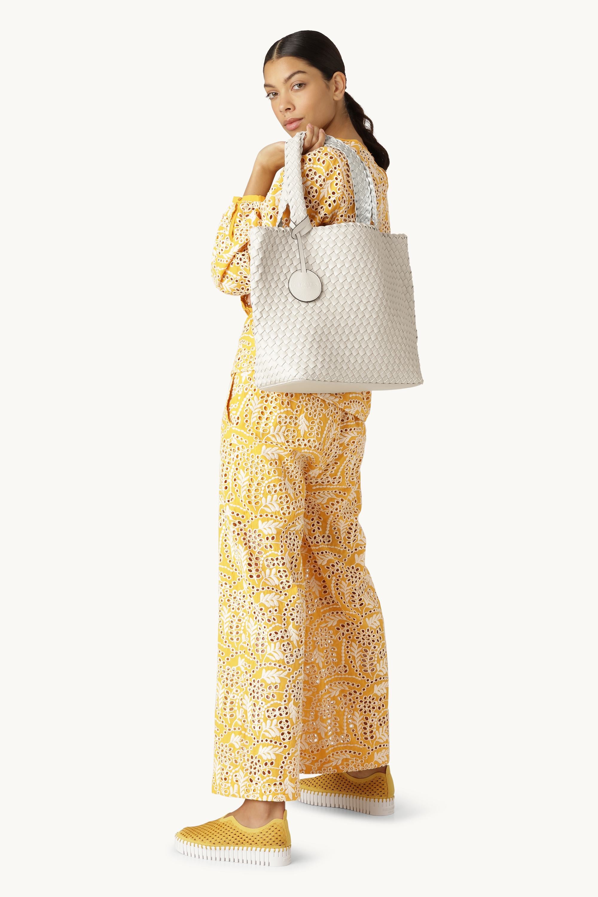Tote Bag Geflochten - Moonstruck Silver