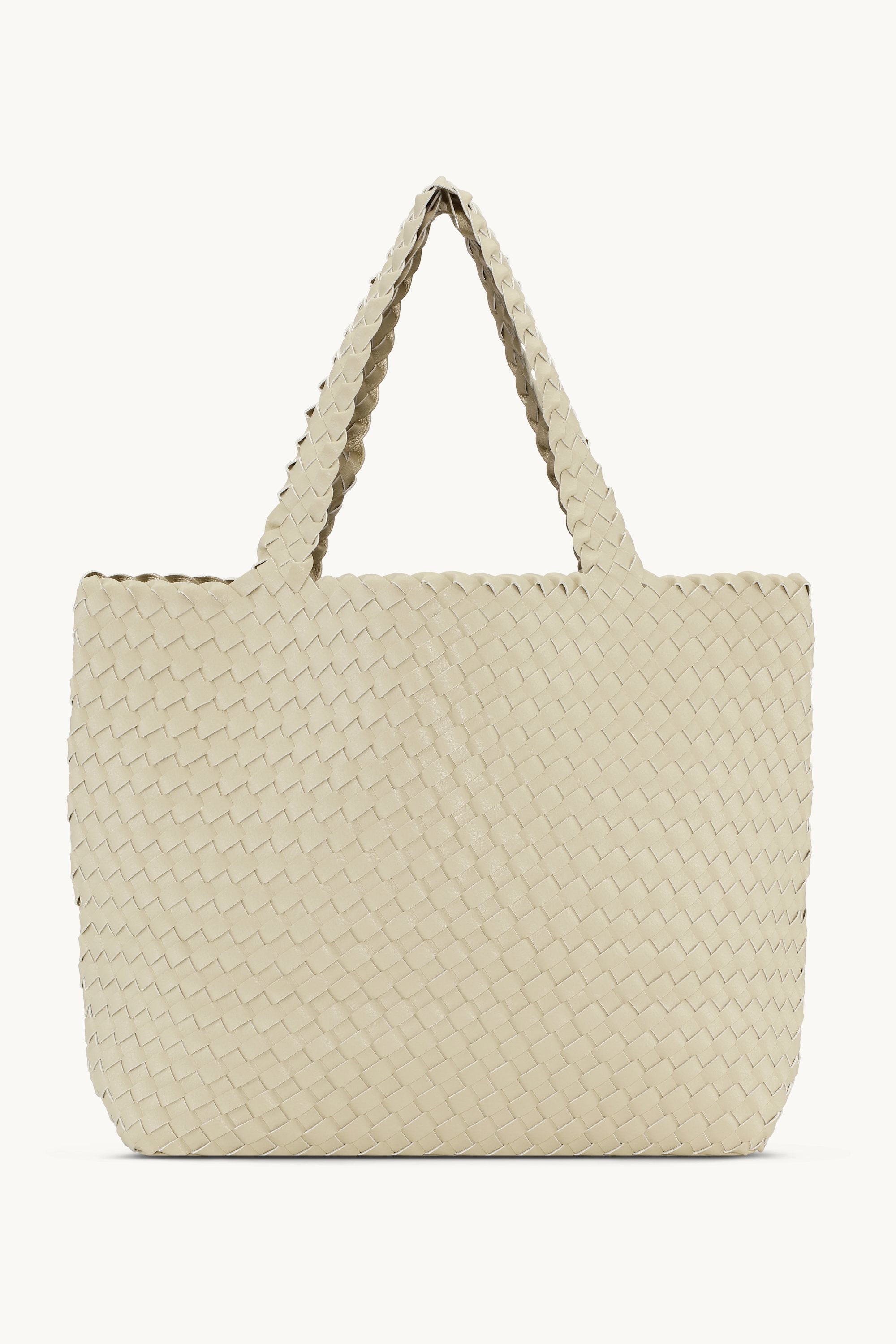 Tote Bag Geflochten - Ivory Platin
