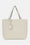 Tote Bag Geflochten - Egg White Silver