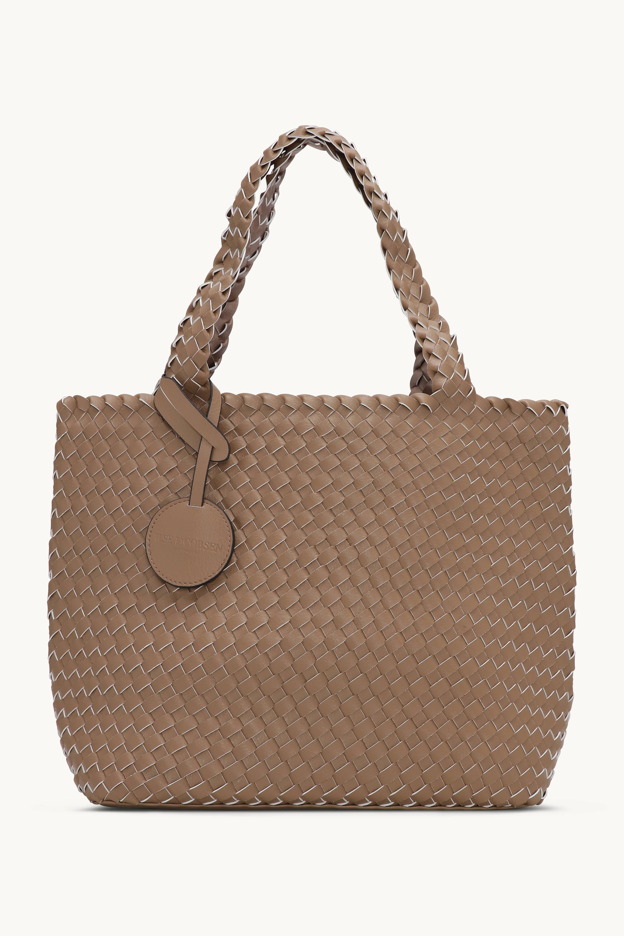Tote Bag Geflochten - Mocca Metallic Mocca
