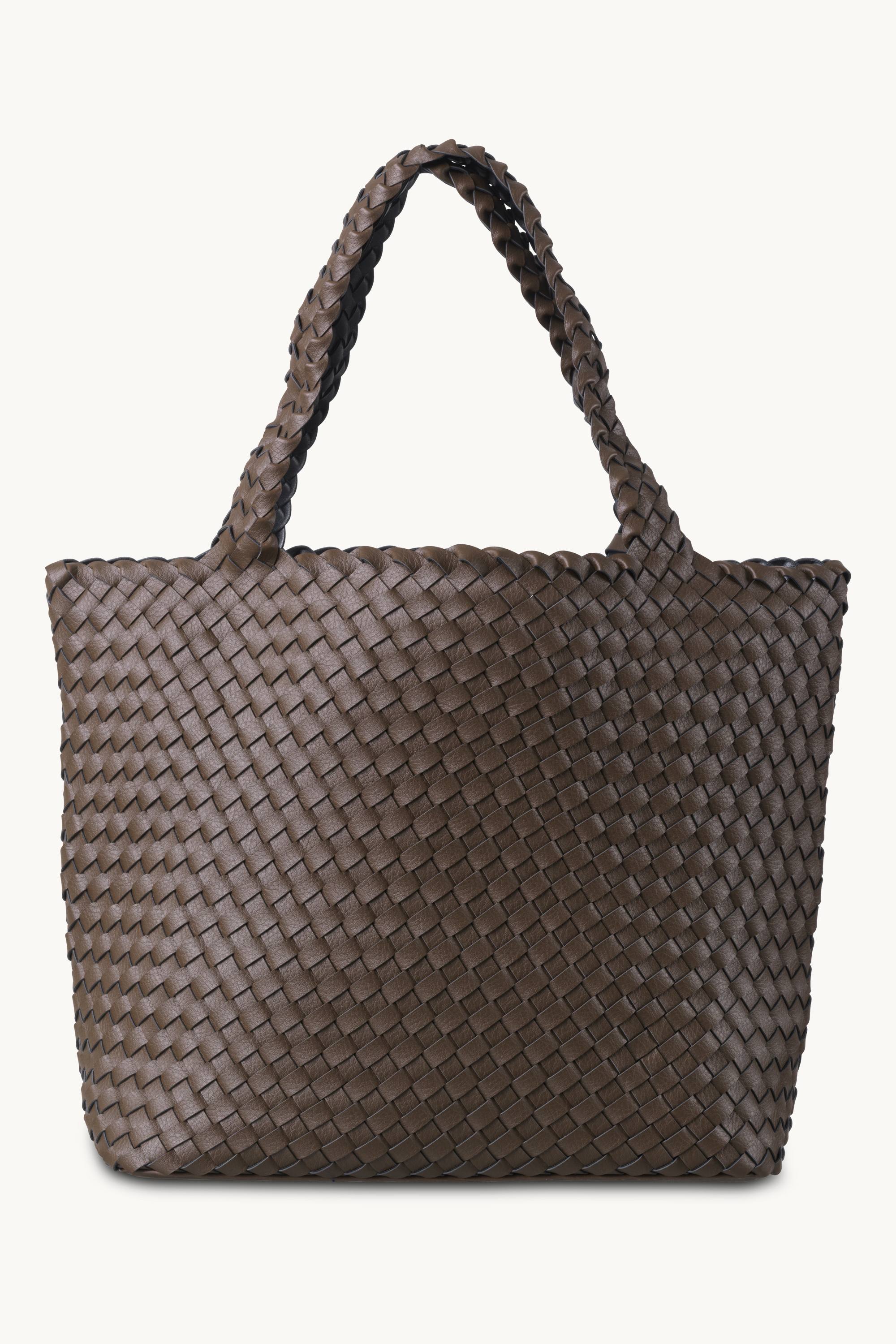 Tote Bag Geflochten - Nut Gun Metal