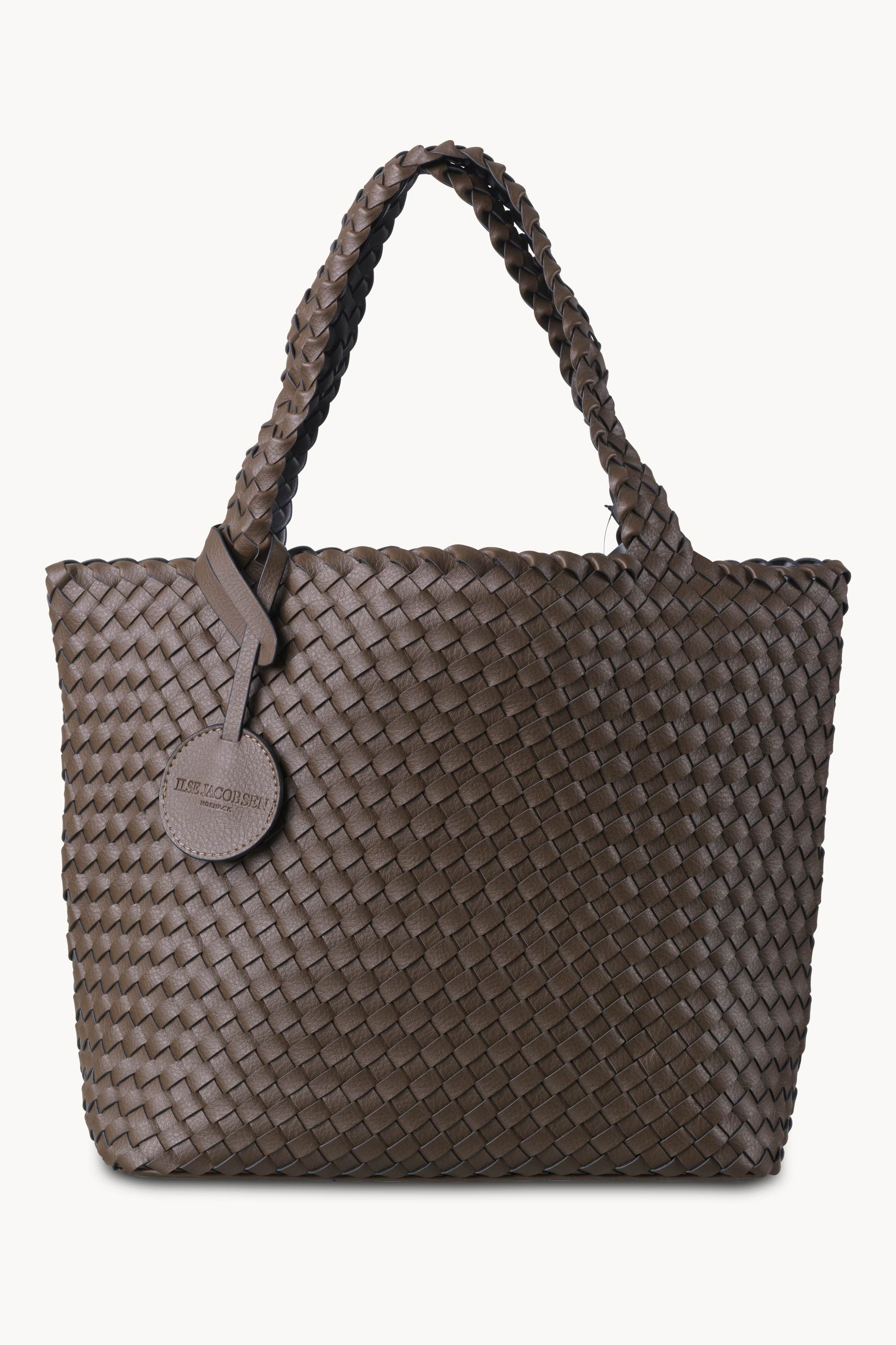 Tote Bag Geflochten - Nut Gun Metal