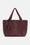 Tote Bag Geflochten - Maroon Banner Ebony