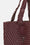 Tote Bag Geflochten - Maroon Banner Ebony