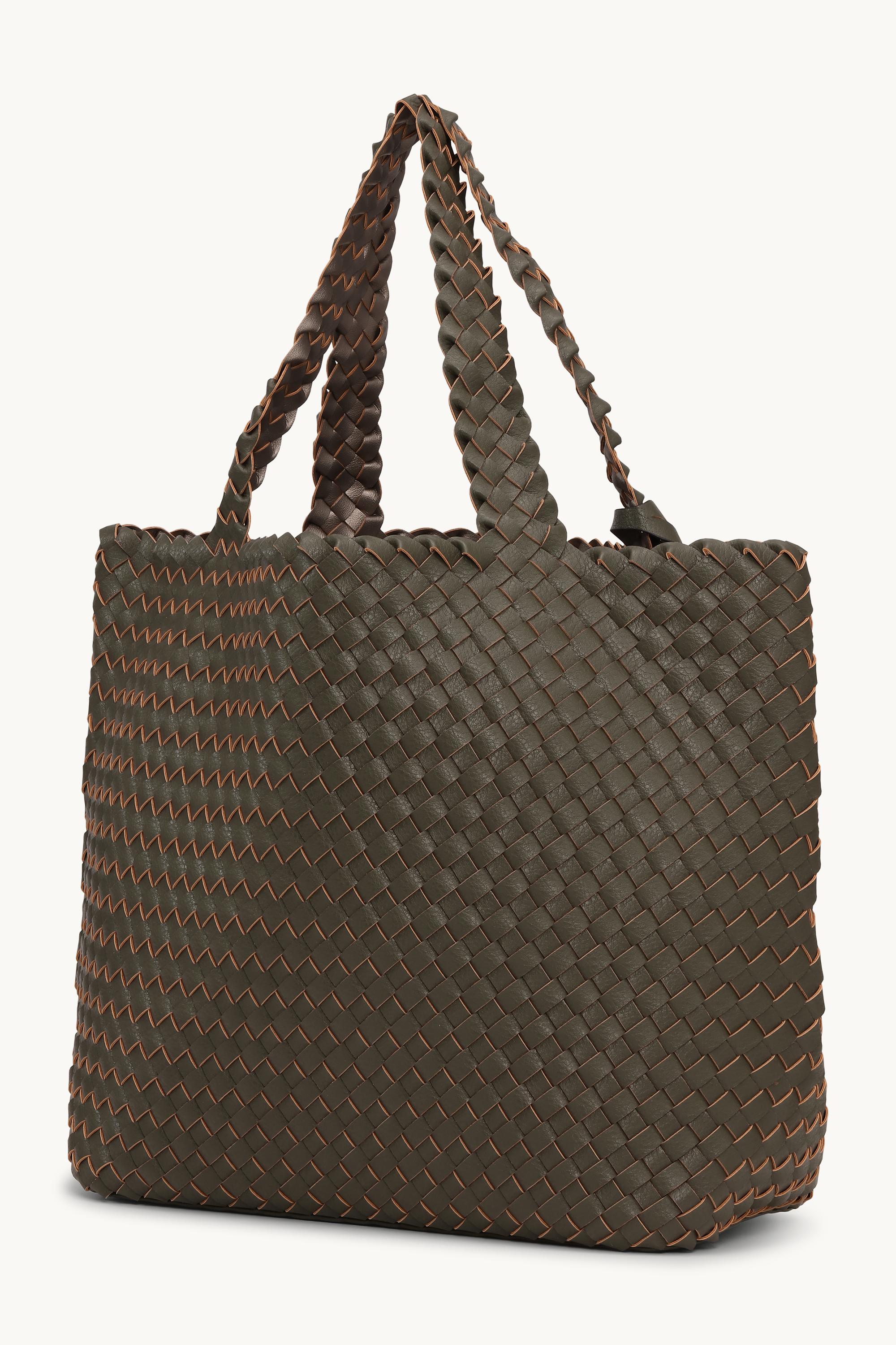 Tote Bag Geflochten - Army Gun Metal