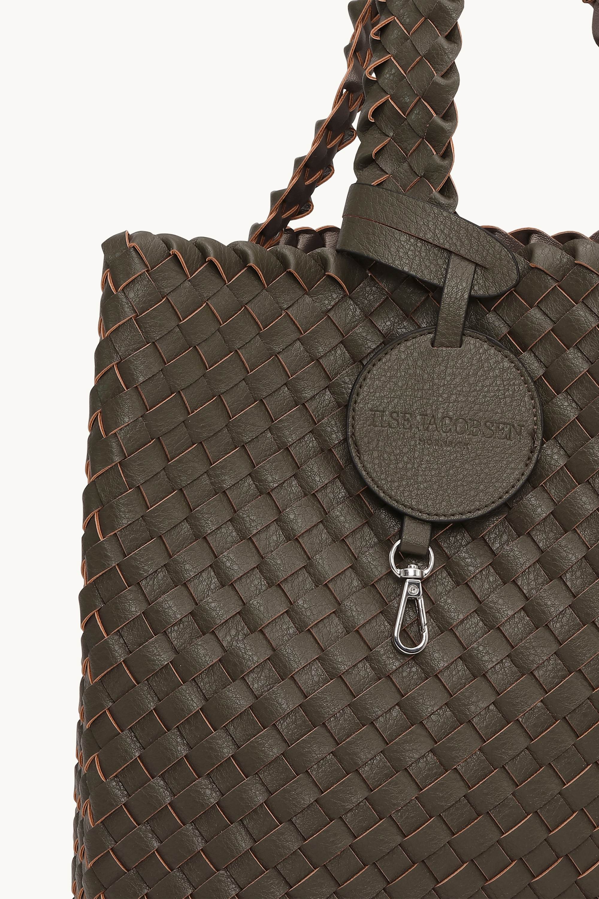 Tote Bag Geflochten - Army Gun Metal