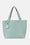 Tote Bag Geflochten - Beach Glass Metallic Mint
