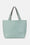 Tote Bag Geflochten - Beach Glass Metallic Mint