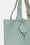Tote Bag Geflochten - Beach Glass Metallic Mint