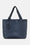 Tote Bag Geflochten - Navy Metallic Blue