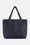 Tote Bag Geflochten - Navy Metallic Blue