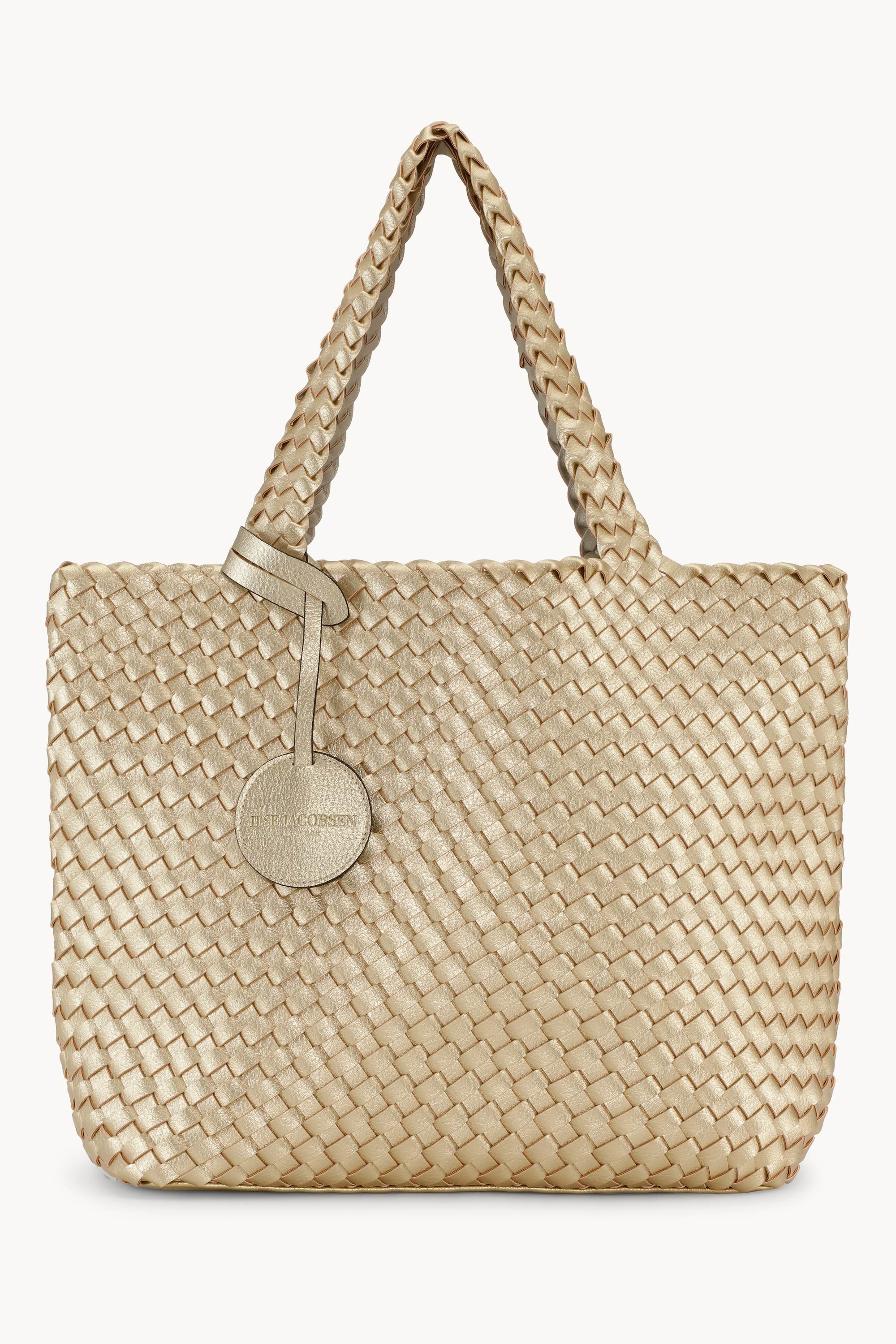 Tote Bag Geflochten - Platin Silver