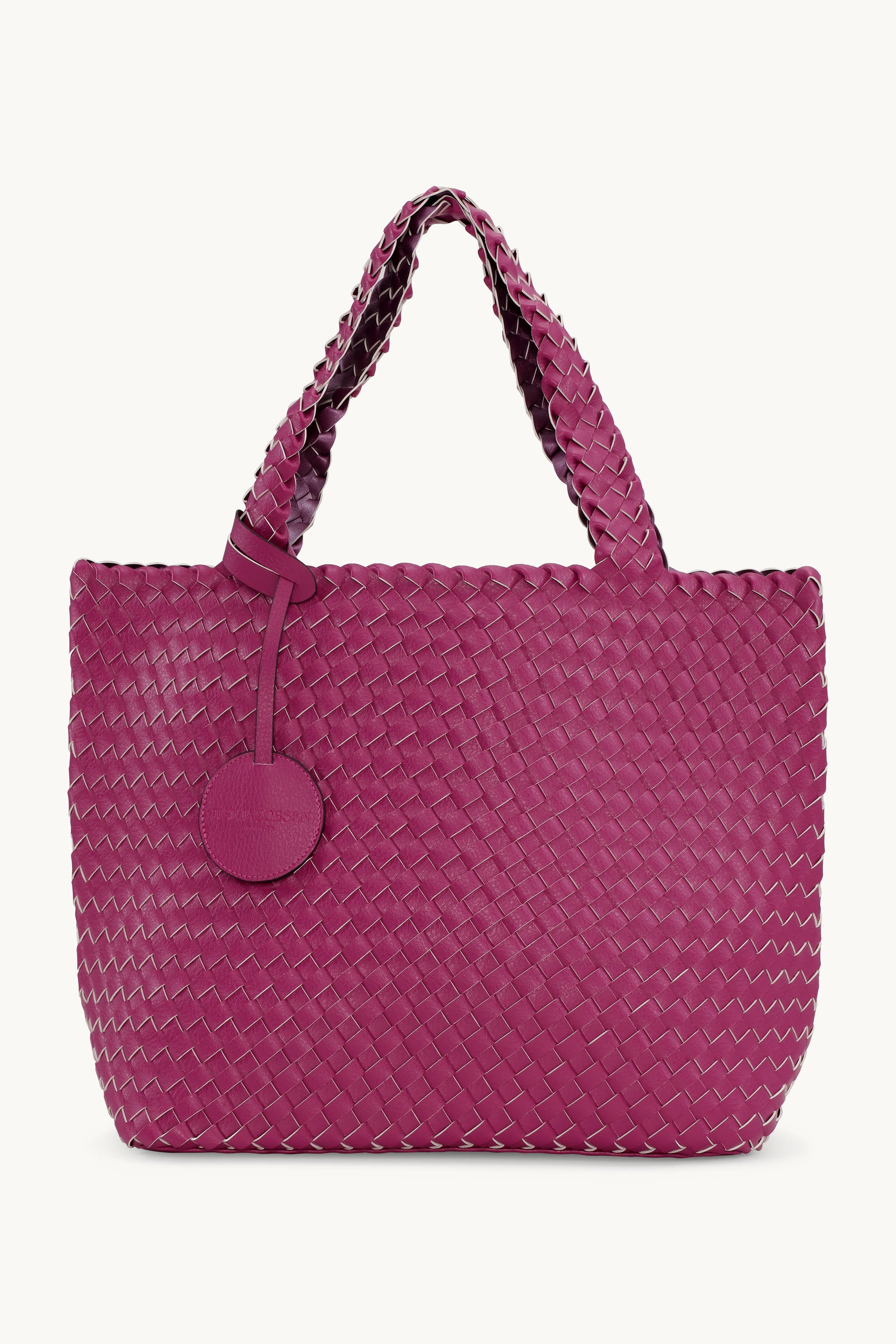 Tote Bag Geflochten - Magenta Haze Magenta Haze Metallic