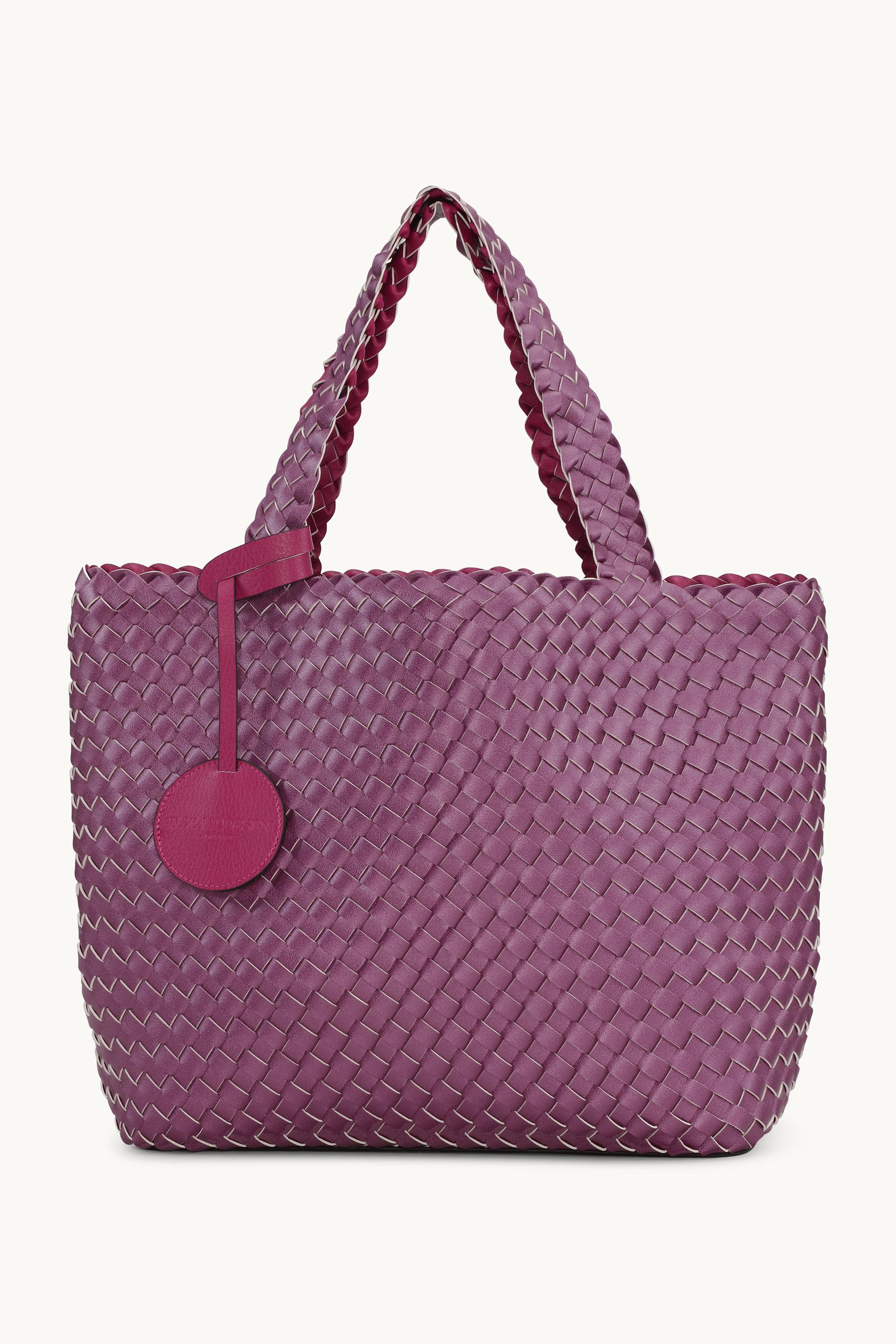 Tote Bag Geflochten - Magenta Haze Magenta Haze Metallic