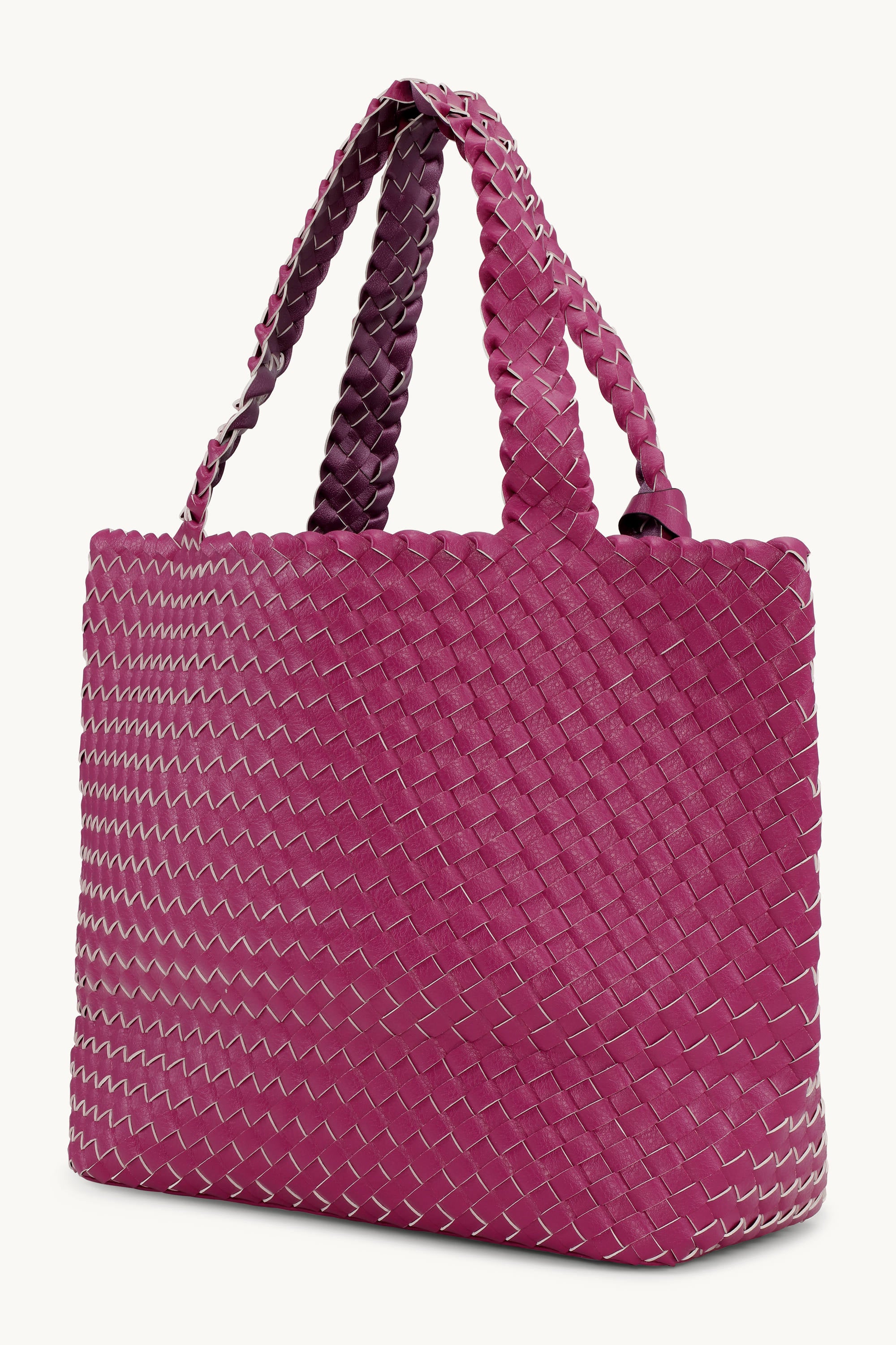 Tote Bag Geflochten - Magenta Haze Magenta Haze Metallic