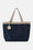Große Beach Bag - Dark Indigo Sand Pile