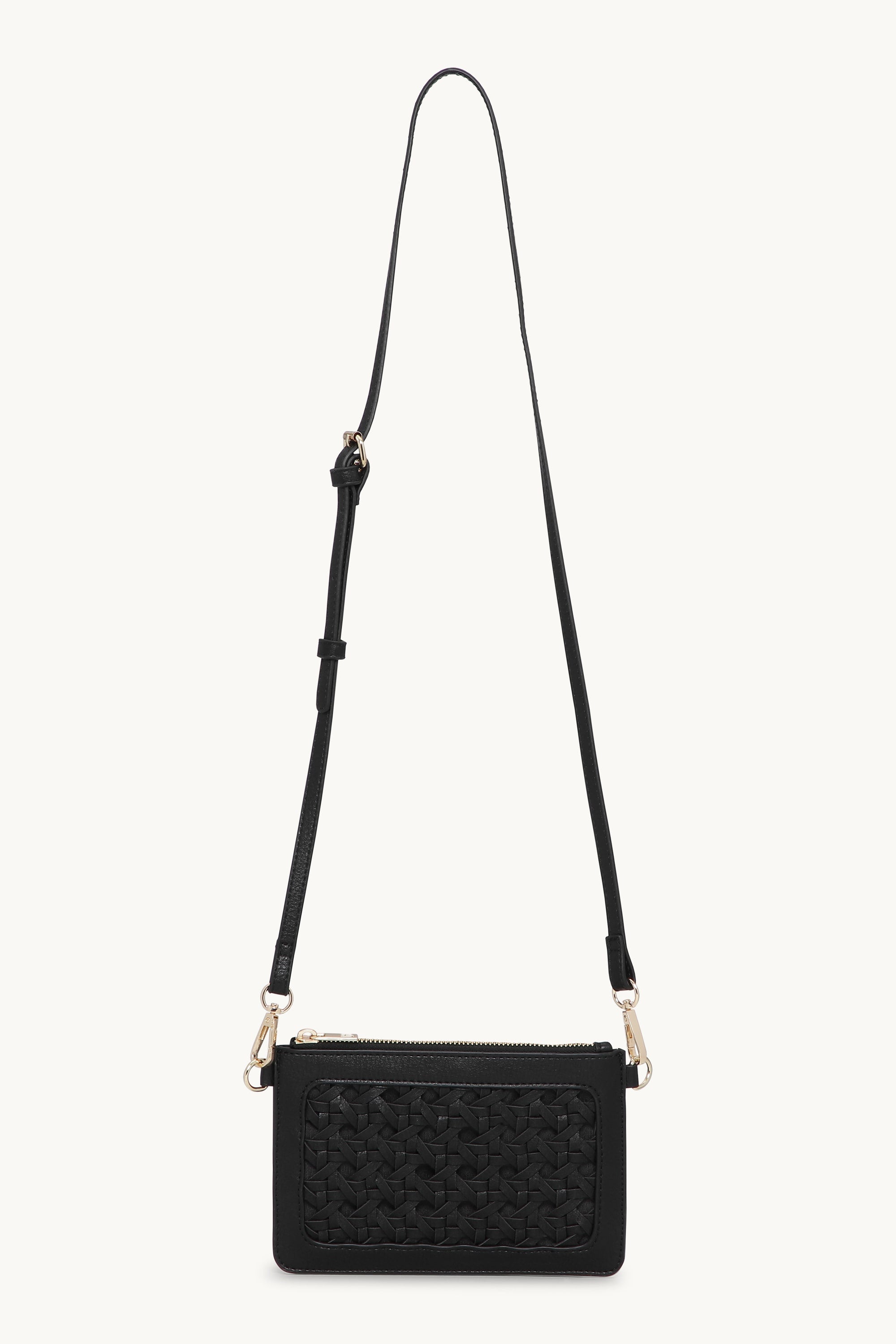 Braided Wallet - Black Black