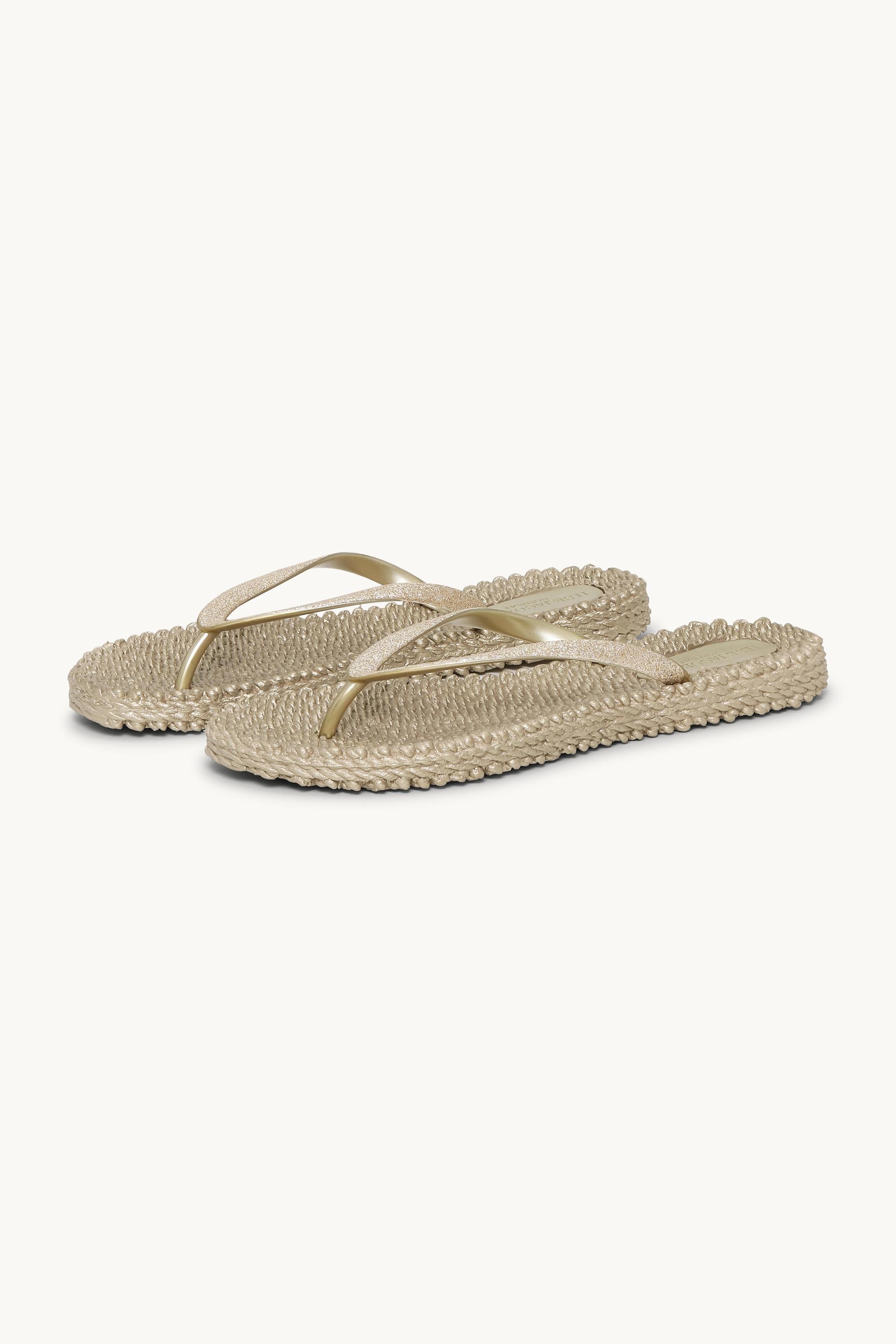 Flip-flops Glitter - Platin