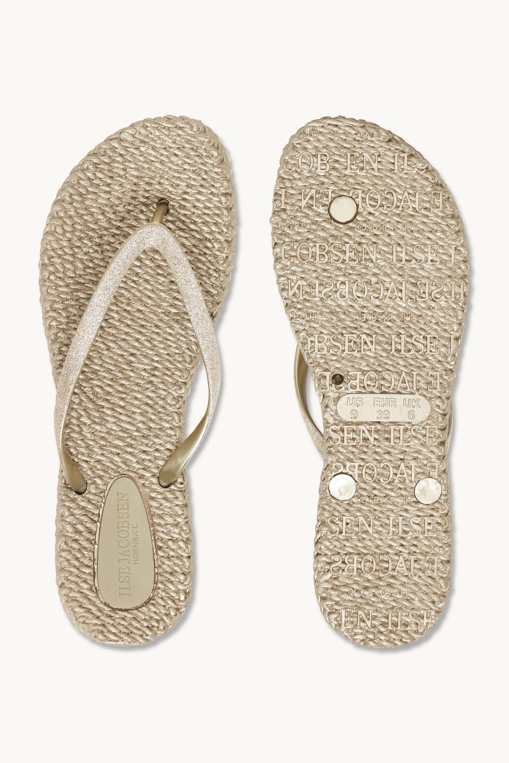 Flip-flops Glitter - Platin