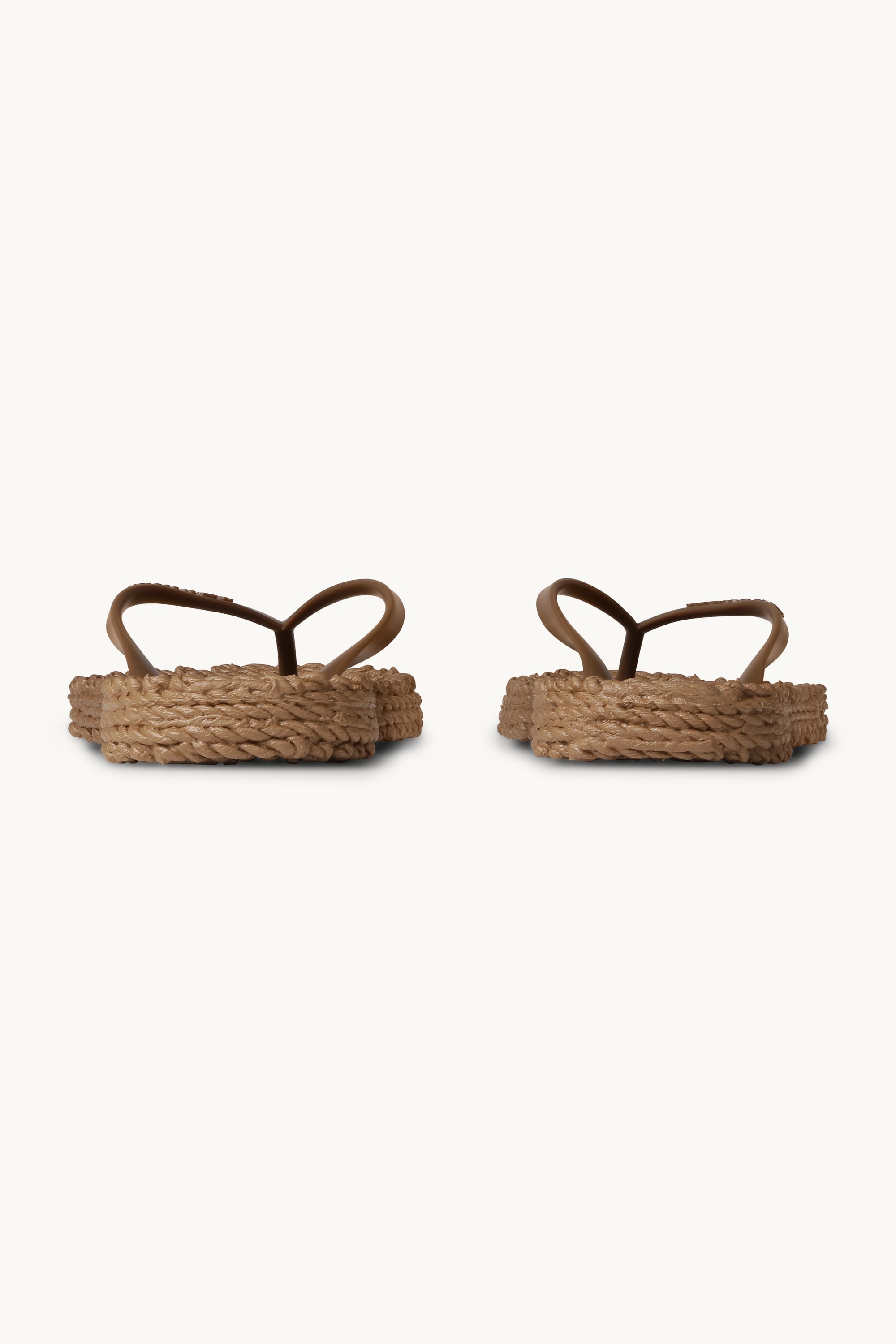 Flip Flops With Logo - Mocca