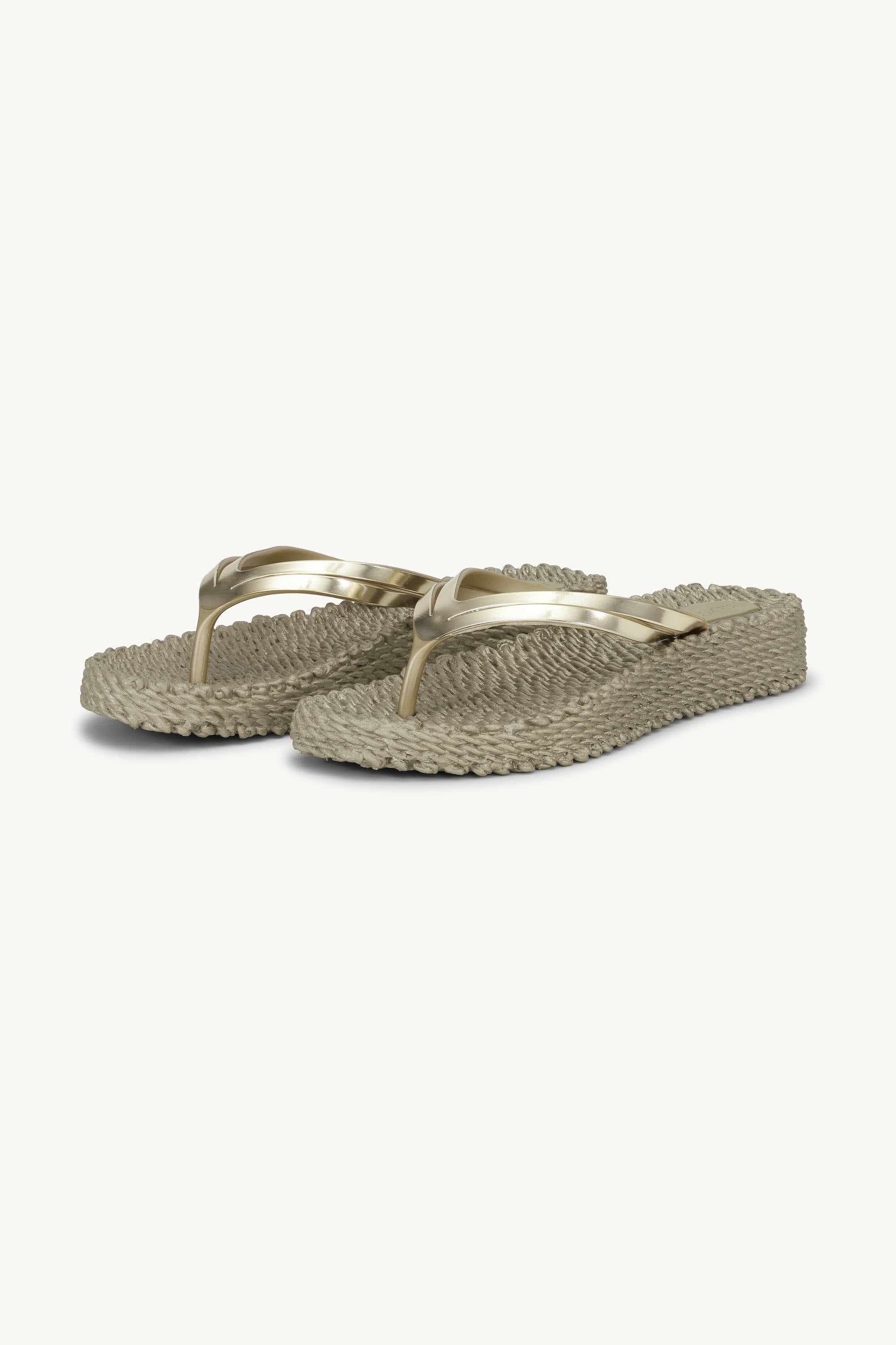 Plateau Flip-Flops Metallic - Platin