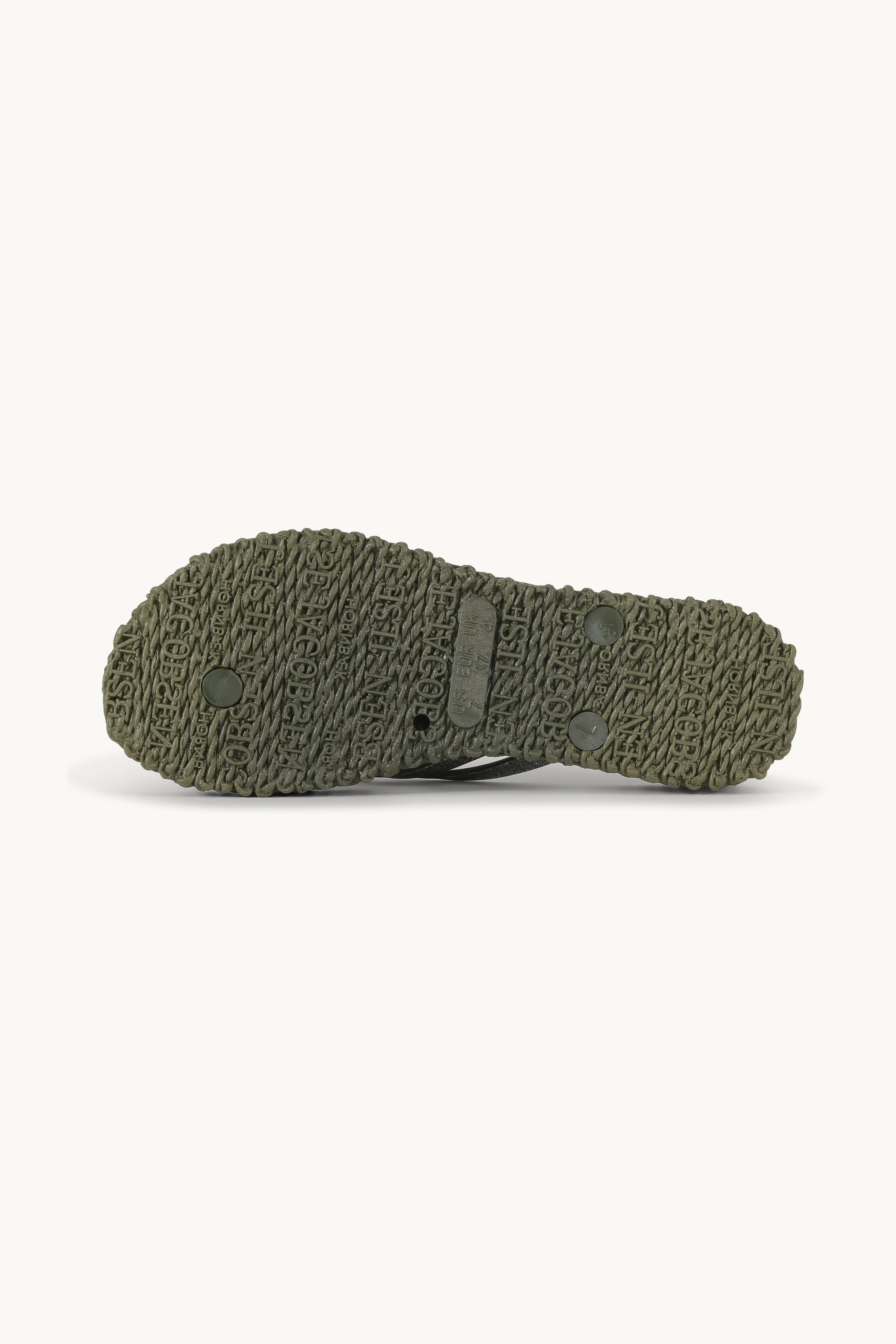 Plateau Flip-Flops Glitter - Army