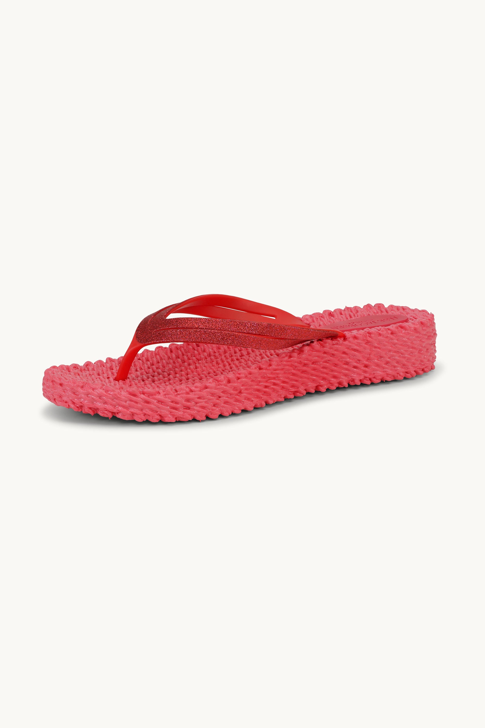 Plateau Flip-Flops Glitter - Raspberry