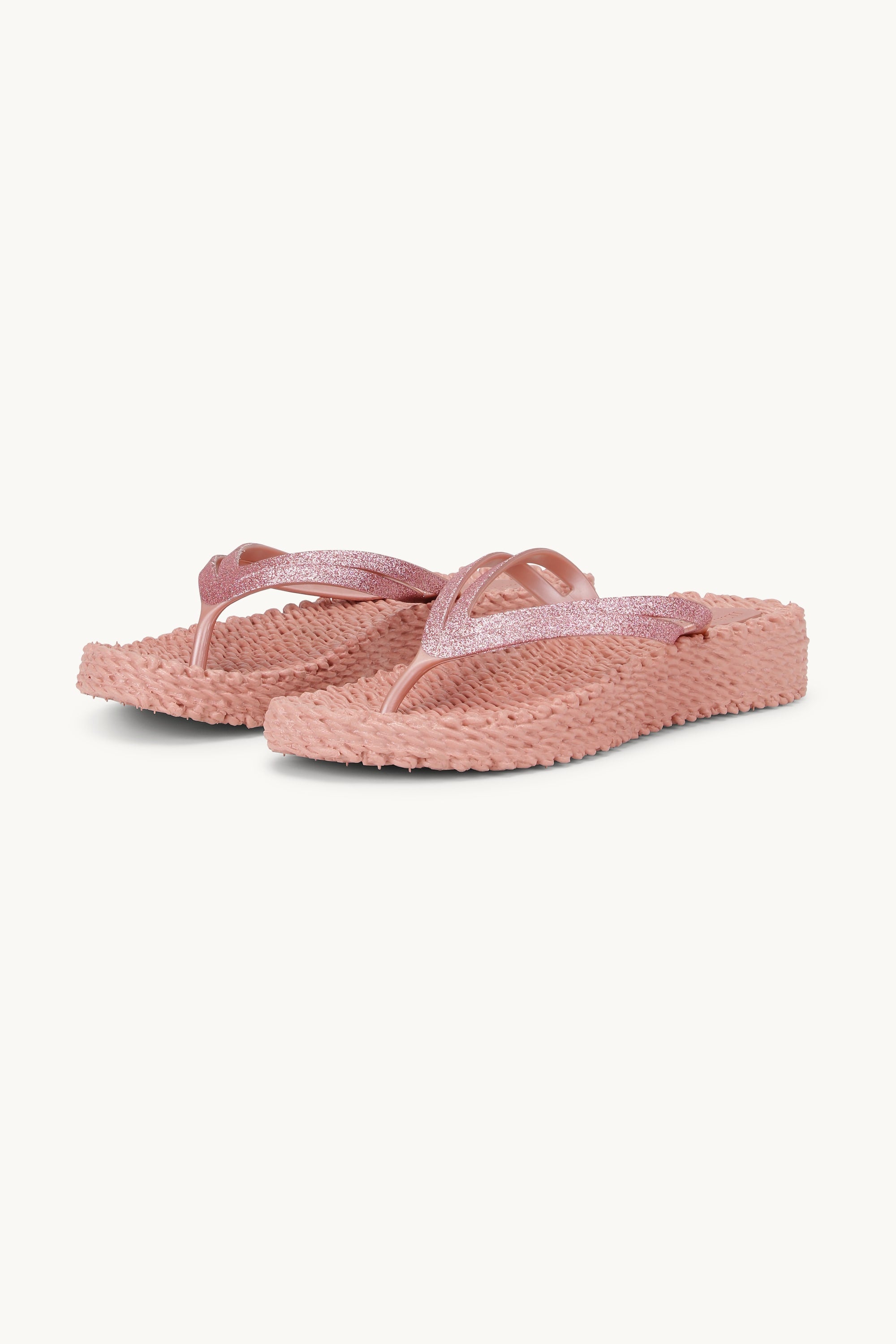 Plateau Flip-Flops Glitter - Misty Rose