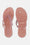Plateau Flip-Flops Glitter - Misty Rose