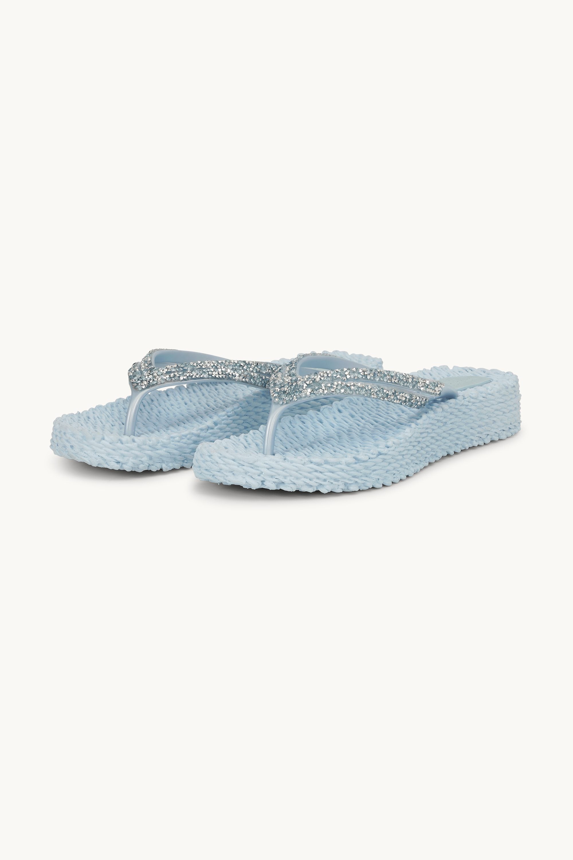 Plateau Flip-Flops Glitzersteine - Blue Bell