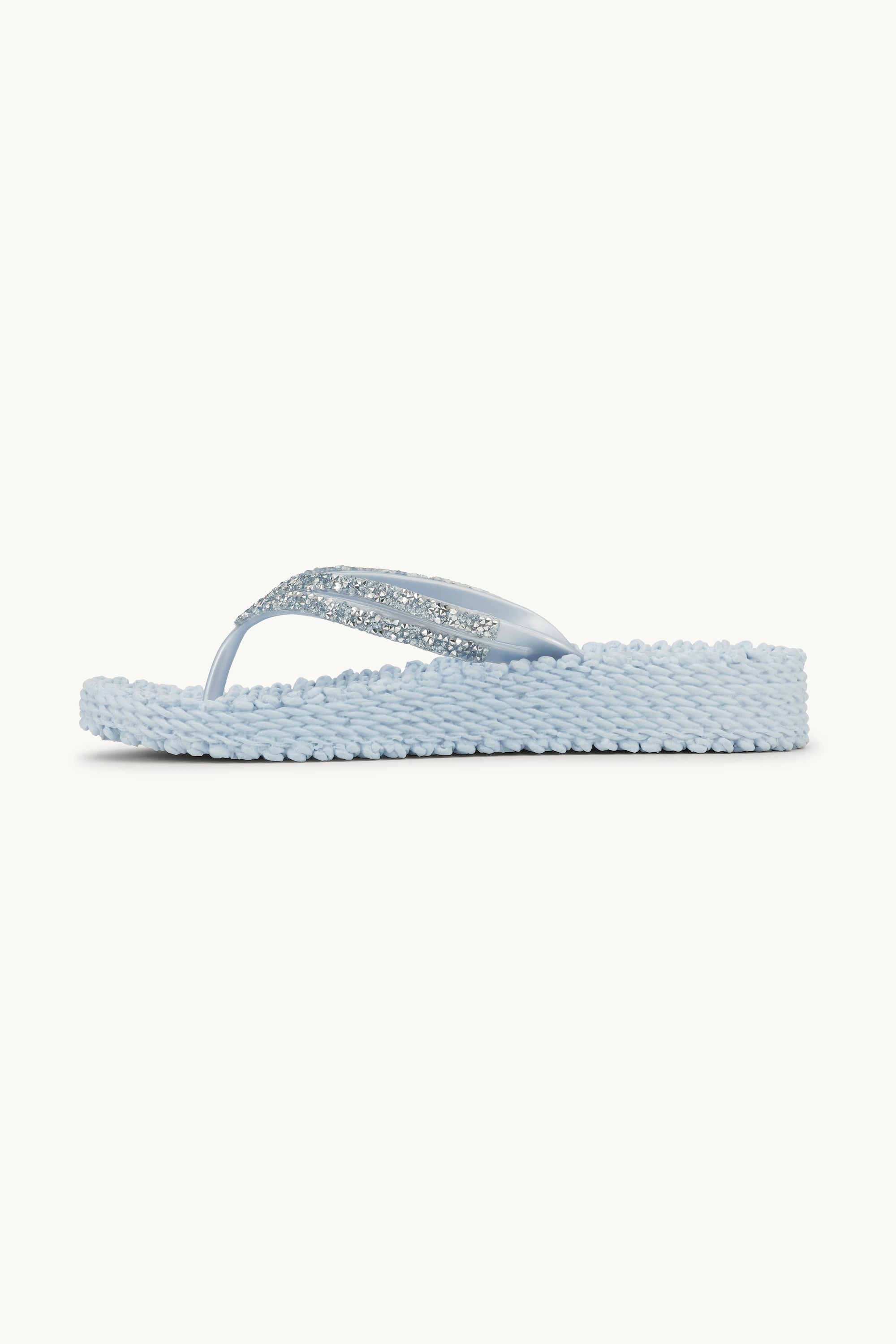 Plateau Flip-Flops Glitzersteine - Blue Bell