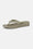 Plateau Flip-Flops Glitzersteine - Platin