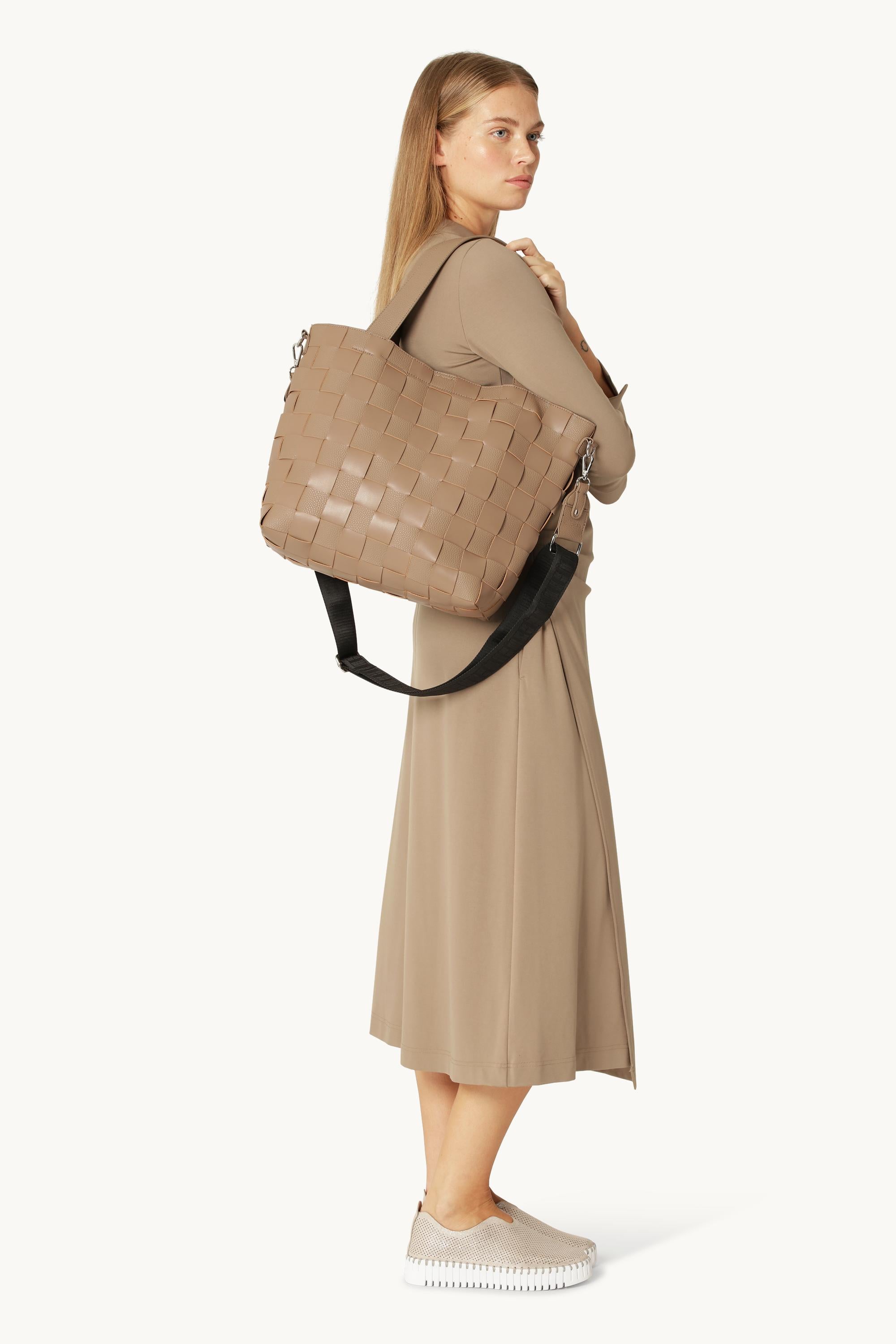 Crossbody Shopper Tasche - Greige