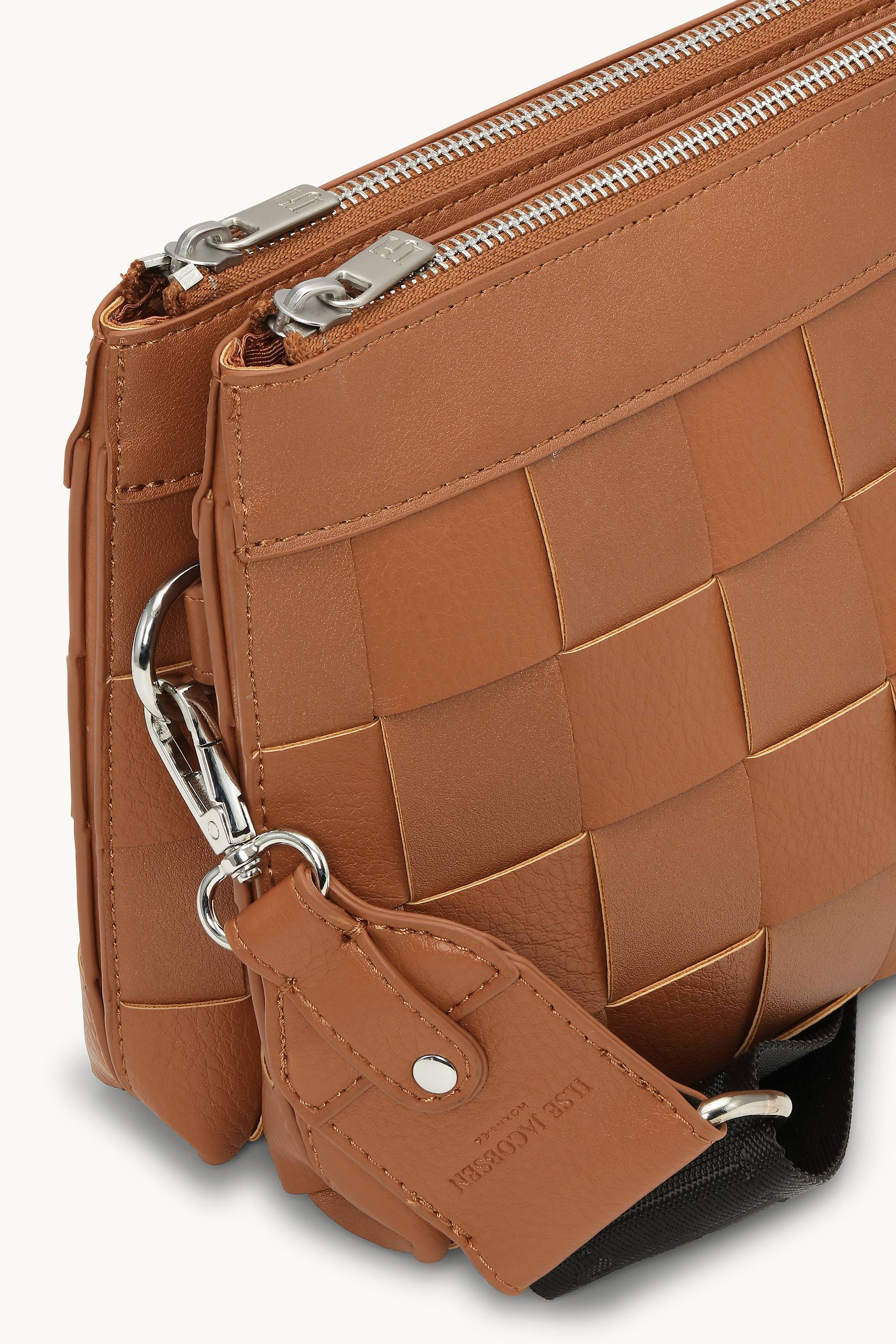 Braided Cross-Body - Cognac