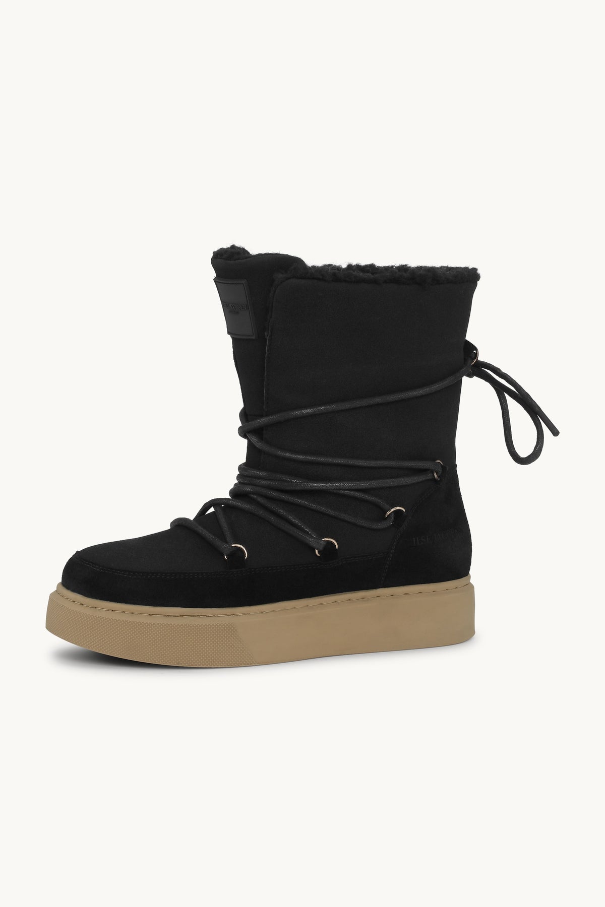 Winterstiefel mit Schnürung - Black Natural