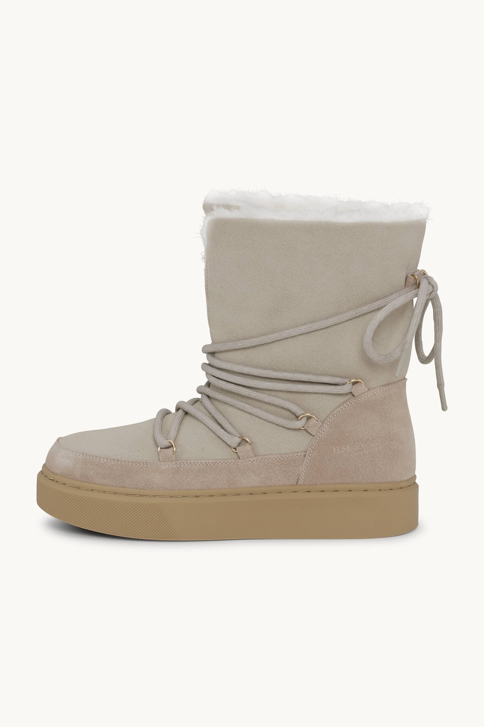 Winterstiefel mit Schnürung - Atmosphere Natural