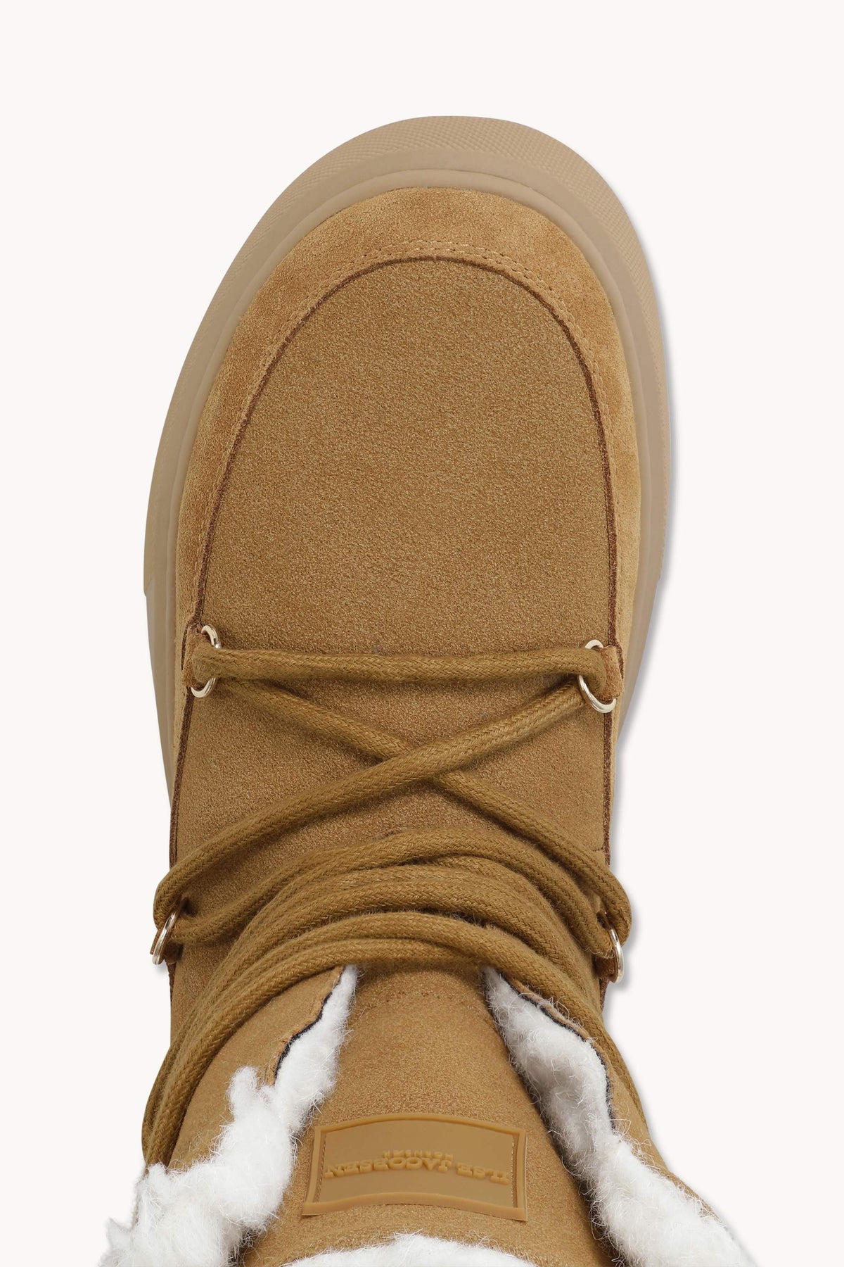 Winterstiefel mit Schnürung - Cashew Natural