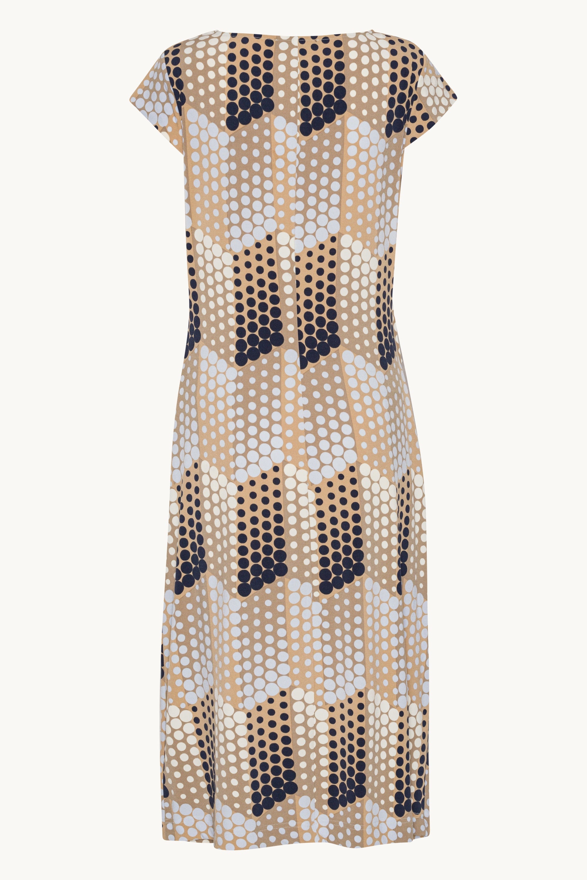 Midikleid Twist - Blue Grafic Dot