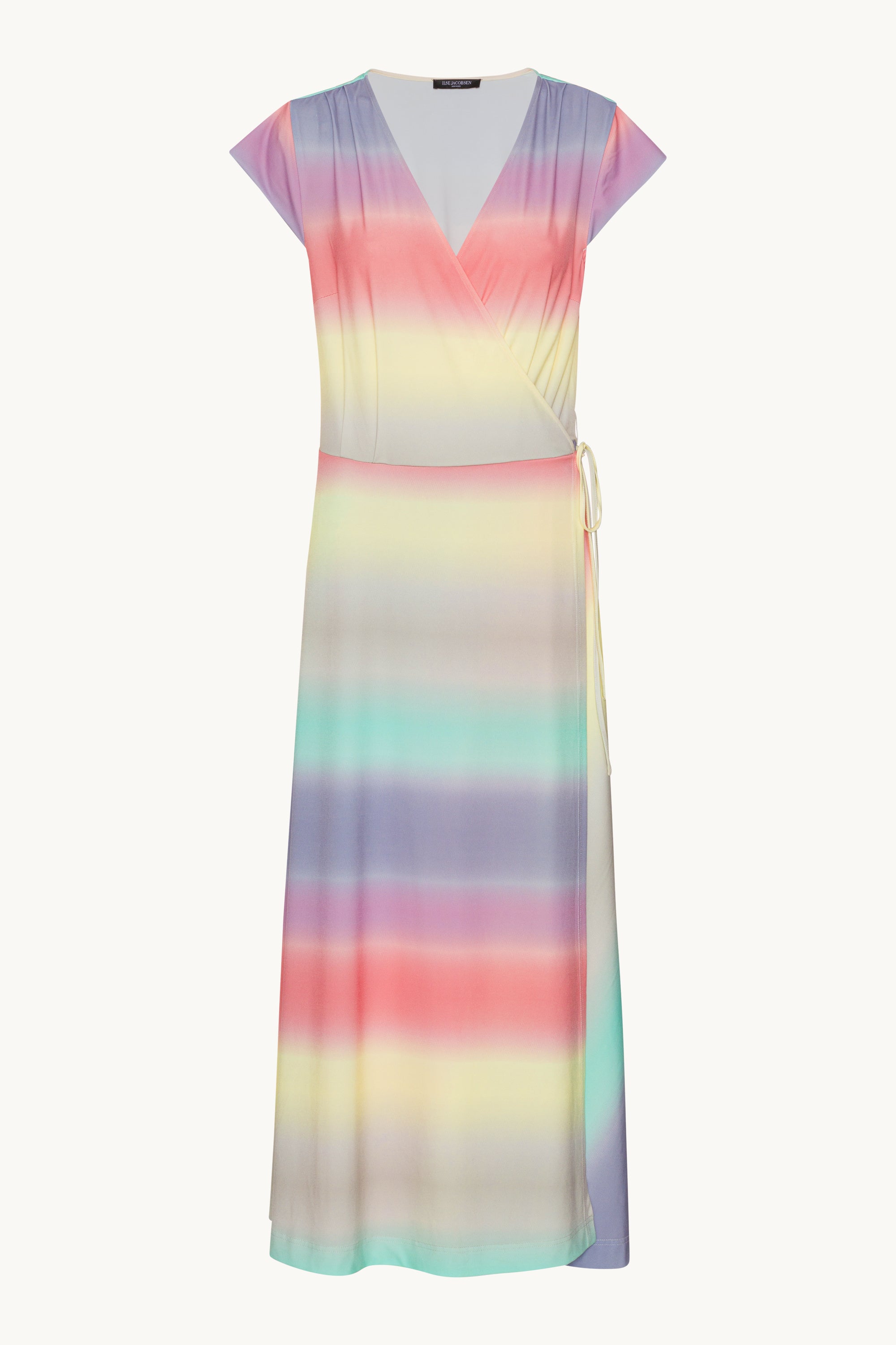 Langes Wickelkleid - Faded Sunset