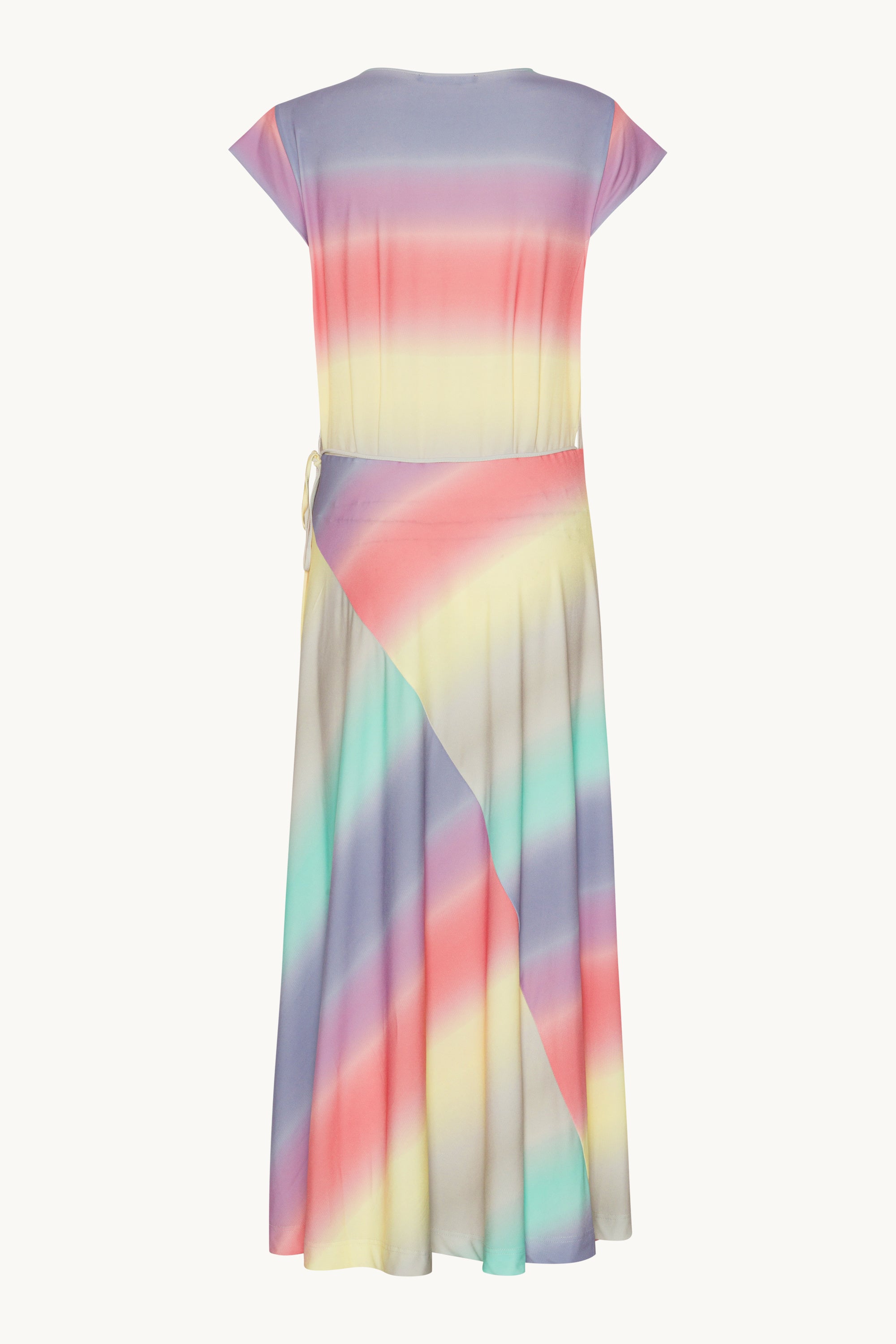 Langes Wickelkleid - Faded Sunset