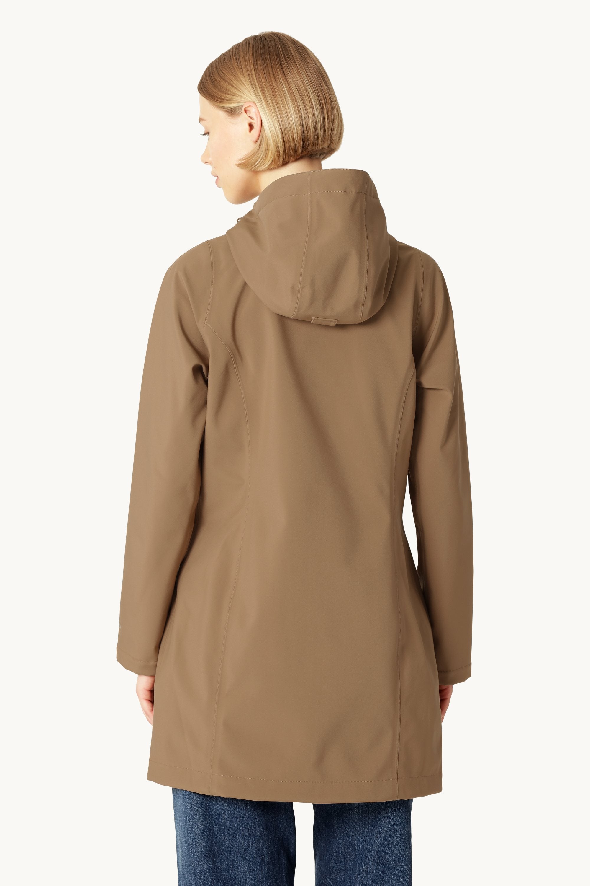 Softshell-Regenmantel - Mocca